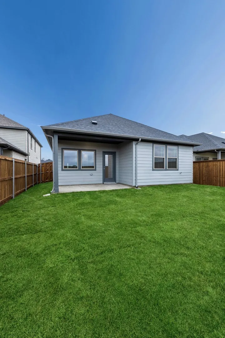 Covered Patio in the Cedar home plan – REPRESENTATIVE PHOTO
