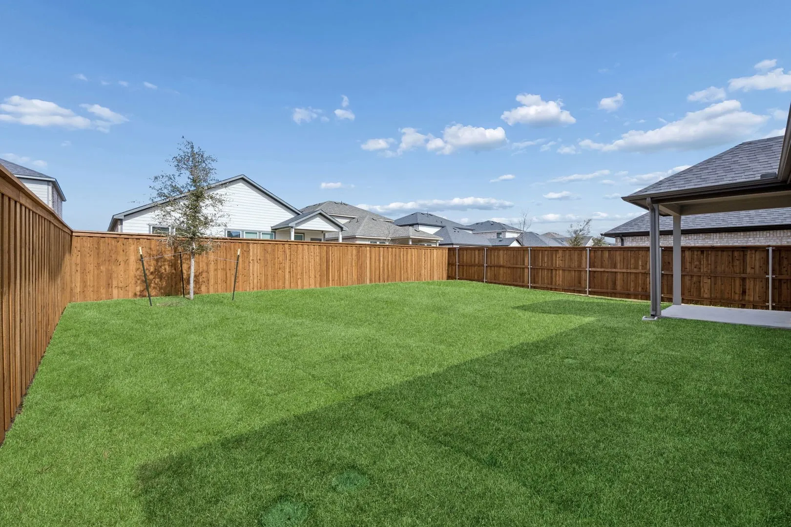 Covered Patio in the Masters home plan – REPRESENTATIVE PHOTO