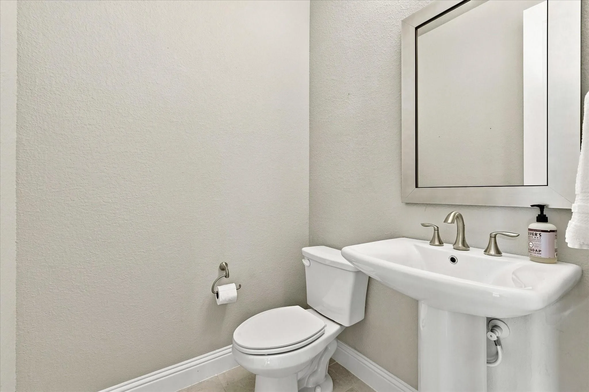 Powder room downstairs