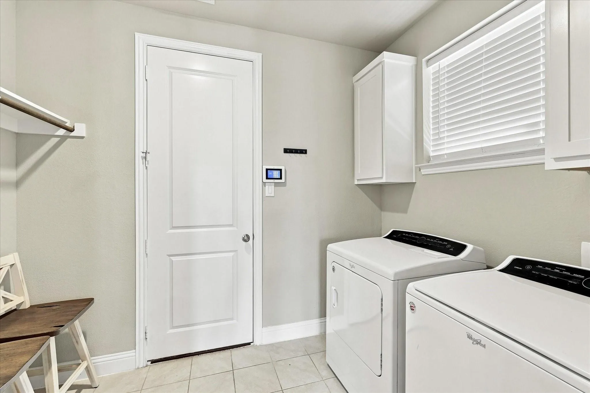 Extra storage in large laundry room