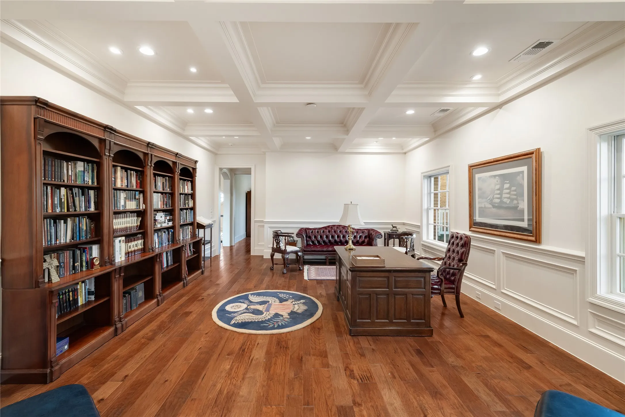 His study