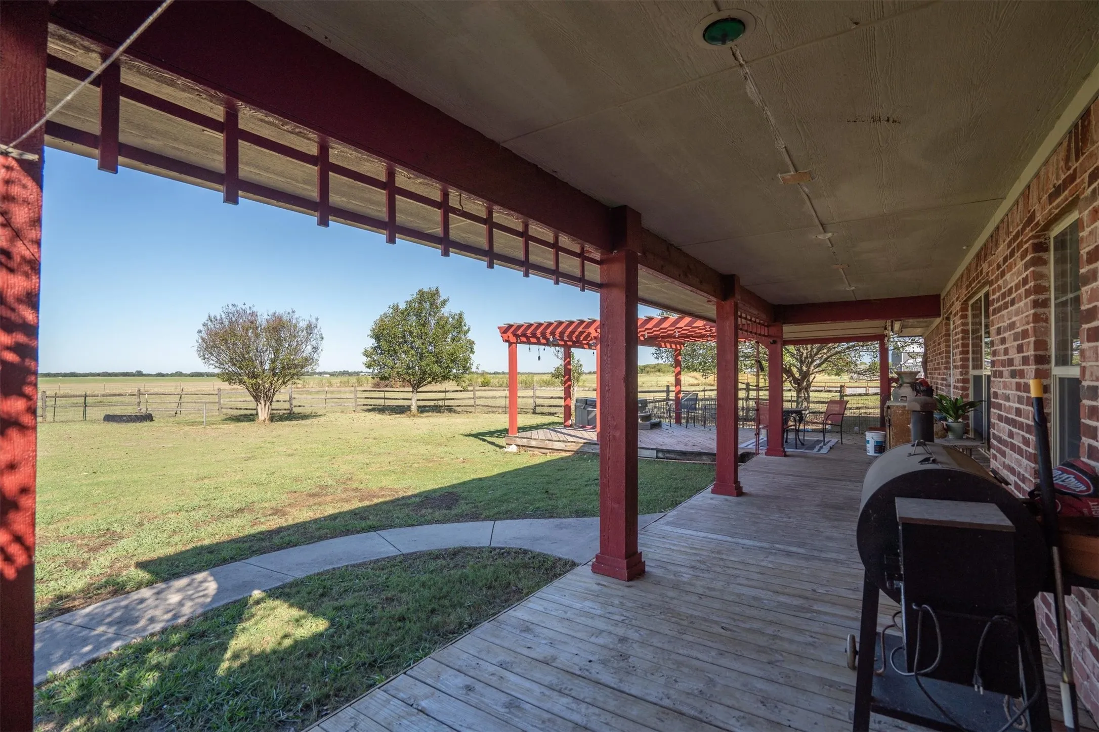 Backyard patio