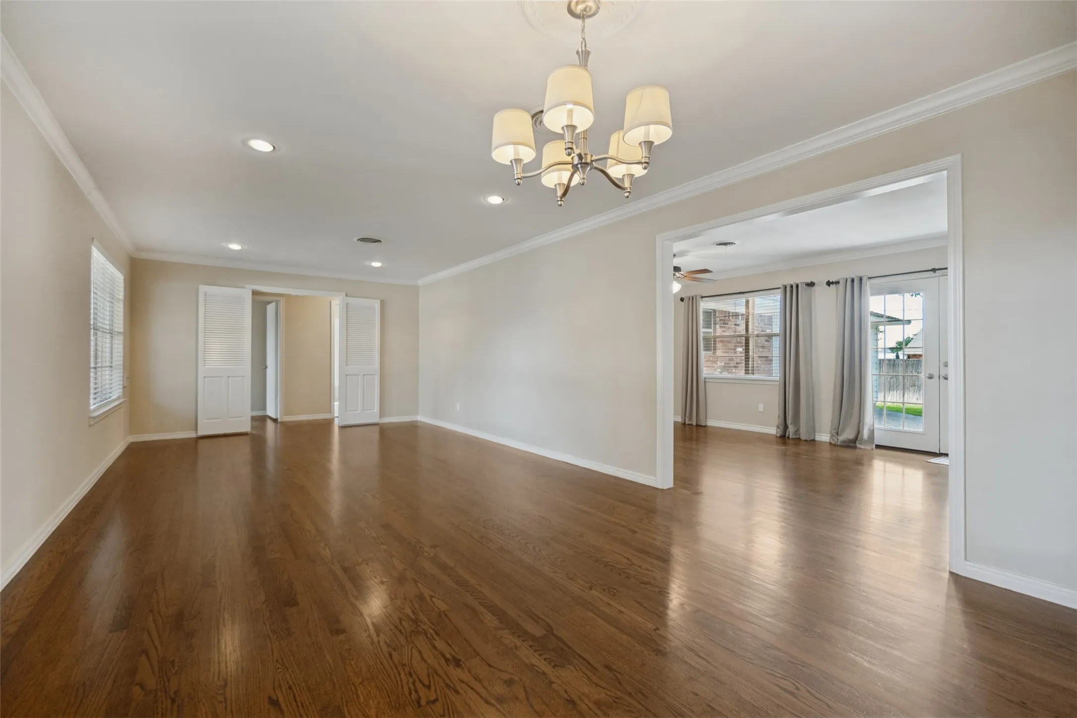 Main living area flows beautifully into the 2nd living area.