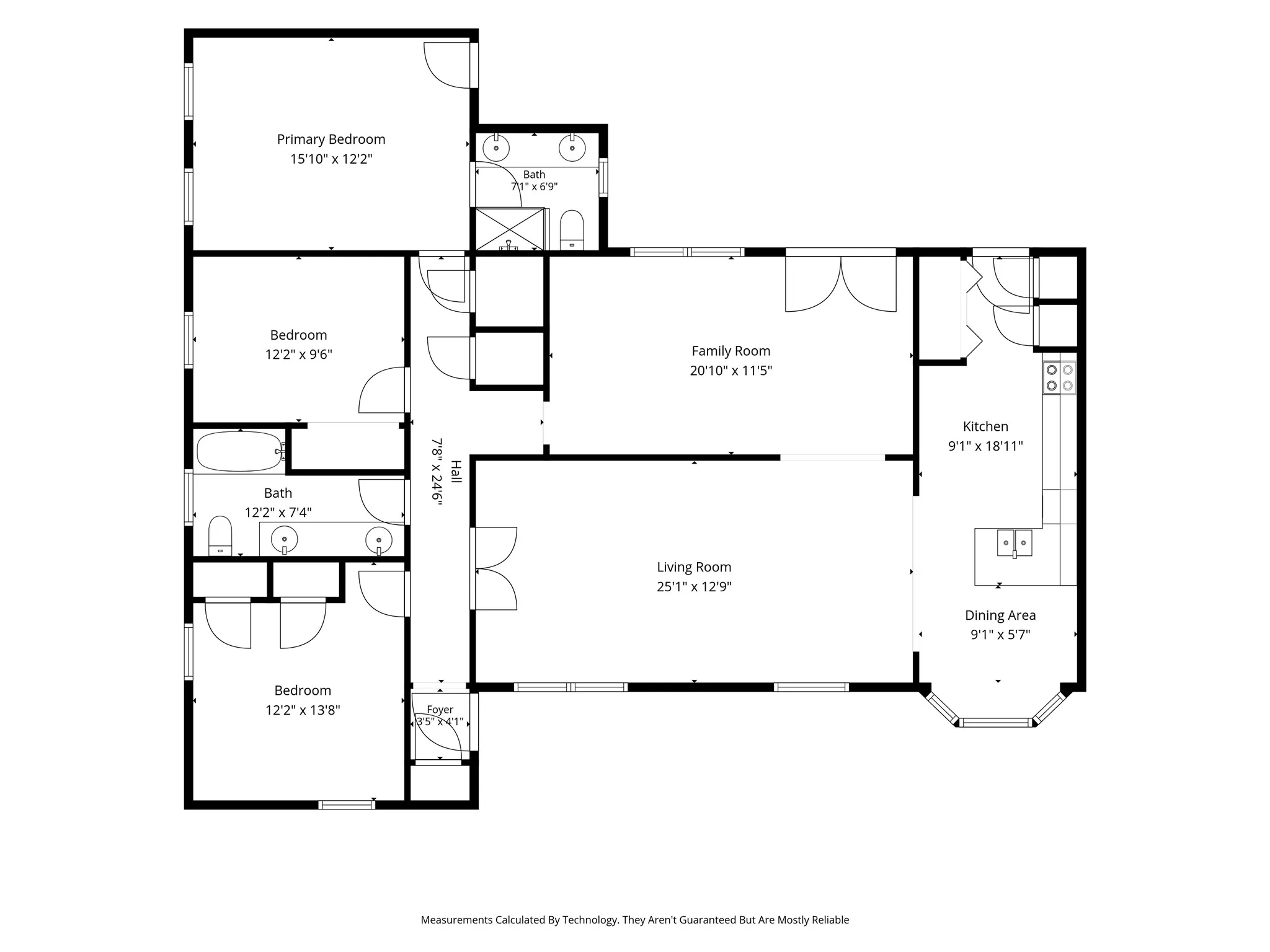 Spacious floor plan.