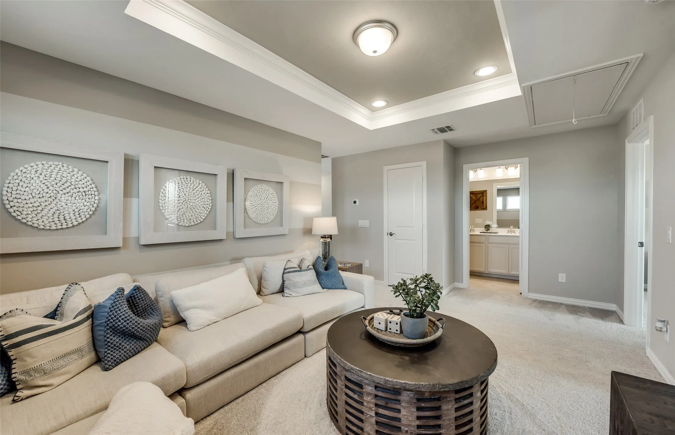 *Model Representation - Spacious loft on second level view 2