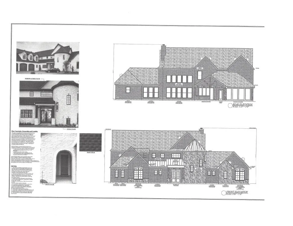 Front and Rear Elevations