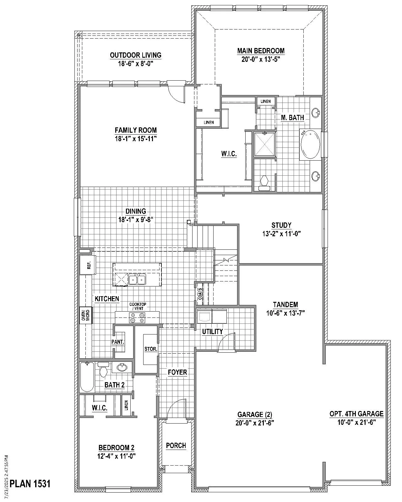1st level Floor plan