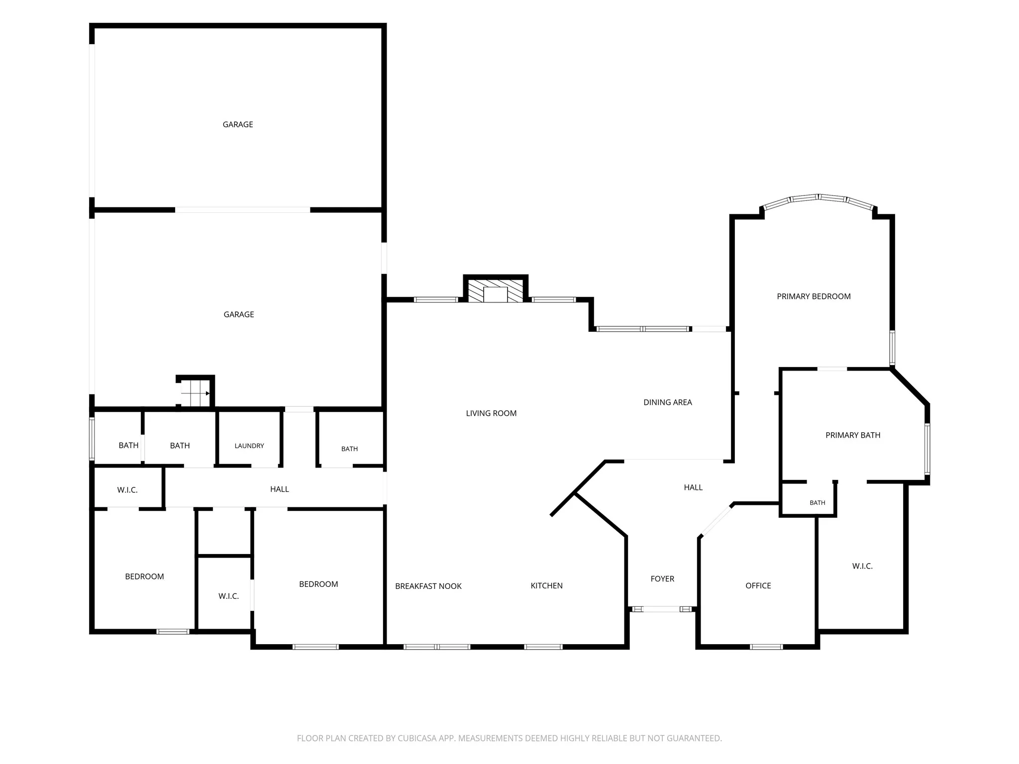 Floor plan of home
