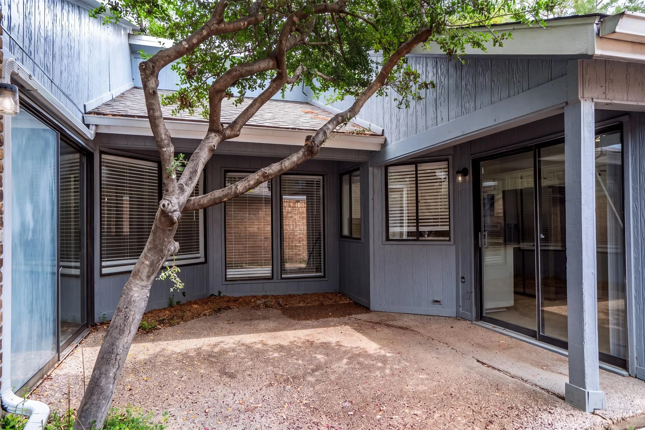 Private atrium courtyard.