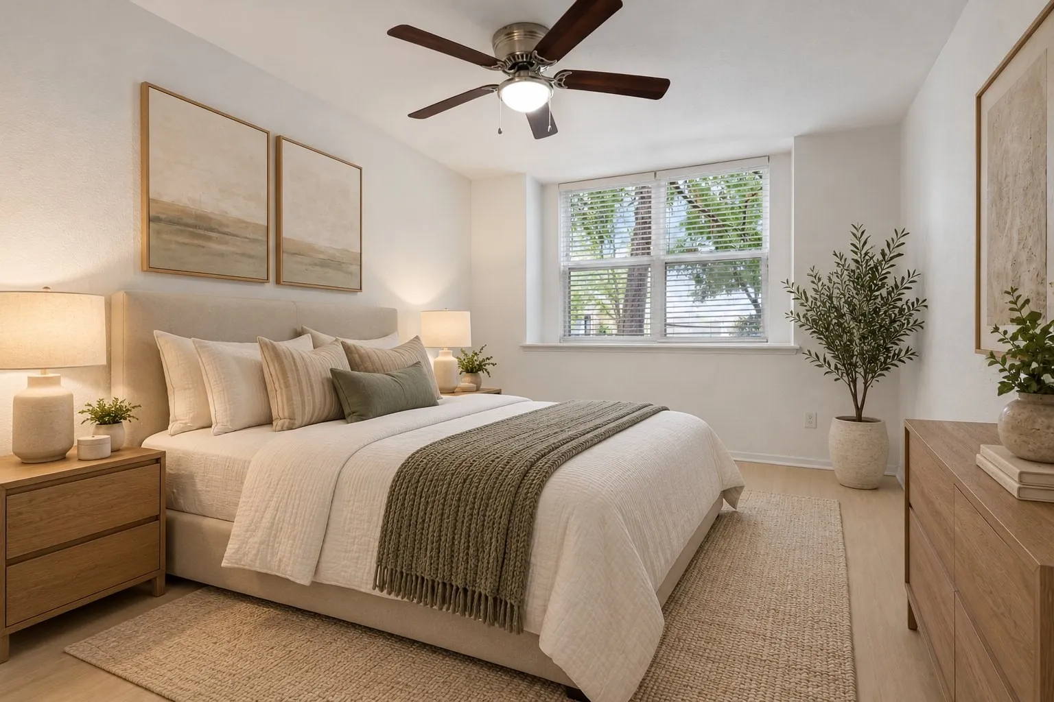 Second bedroom. Virtually staged.