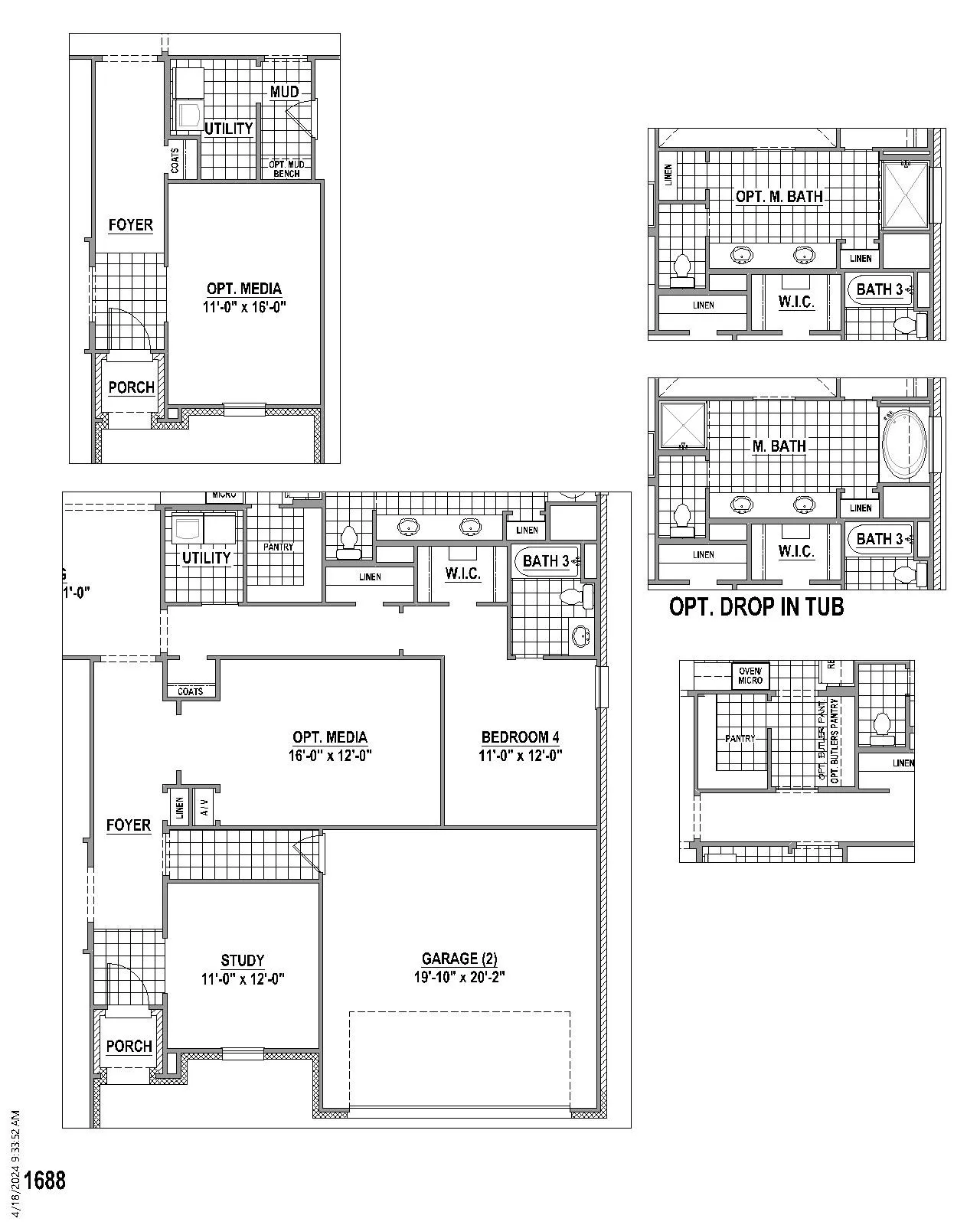 Floor plan options