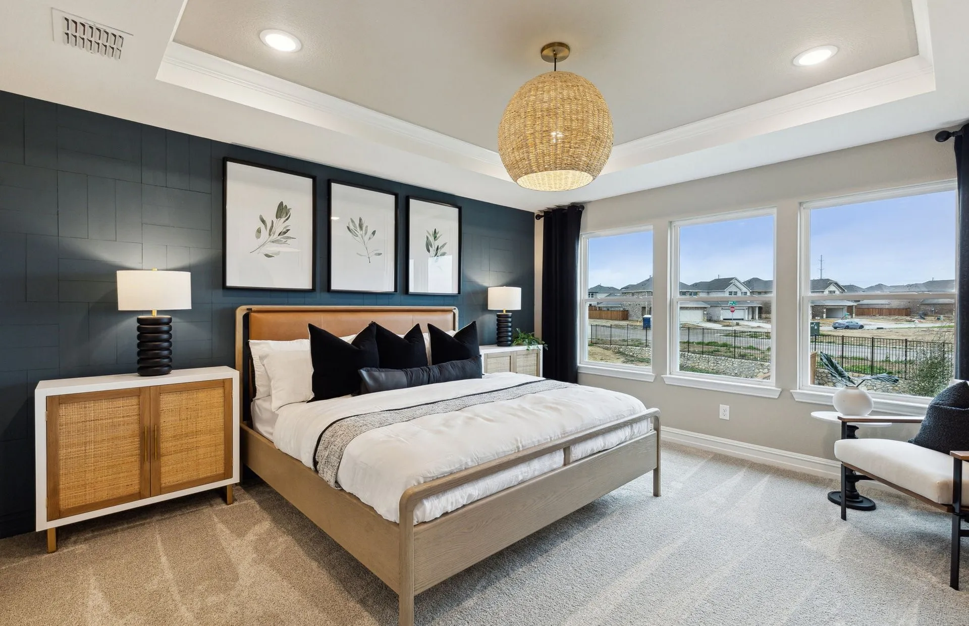 *Model Representation - Spacious owner's suite with private bath