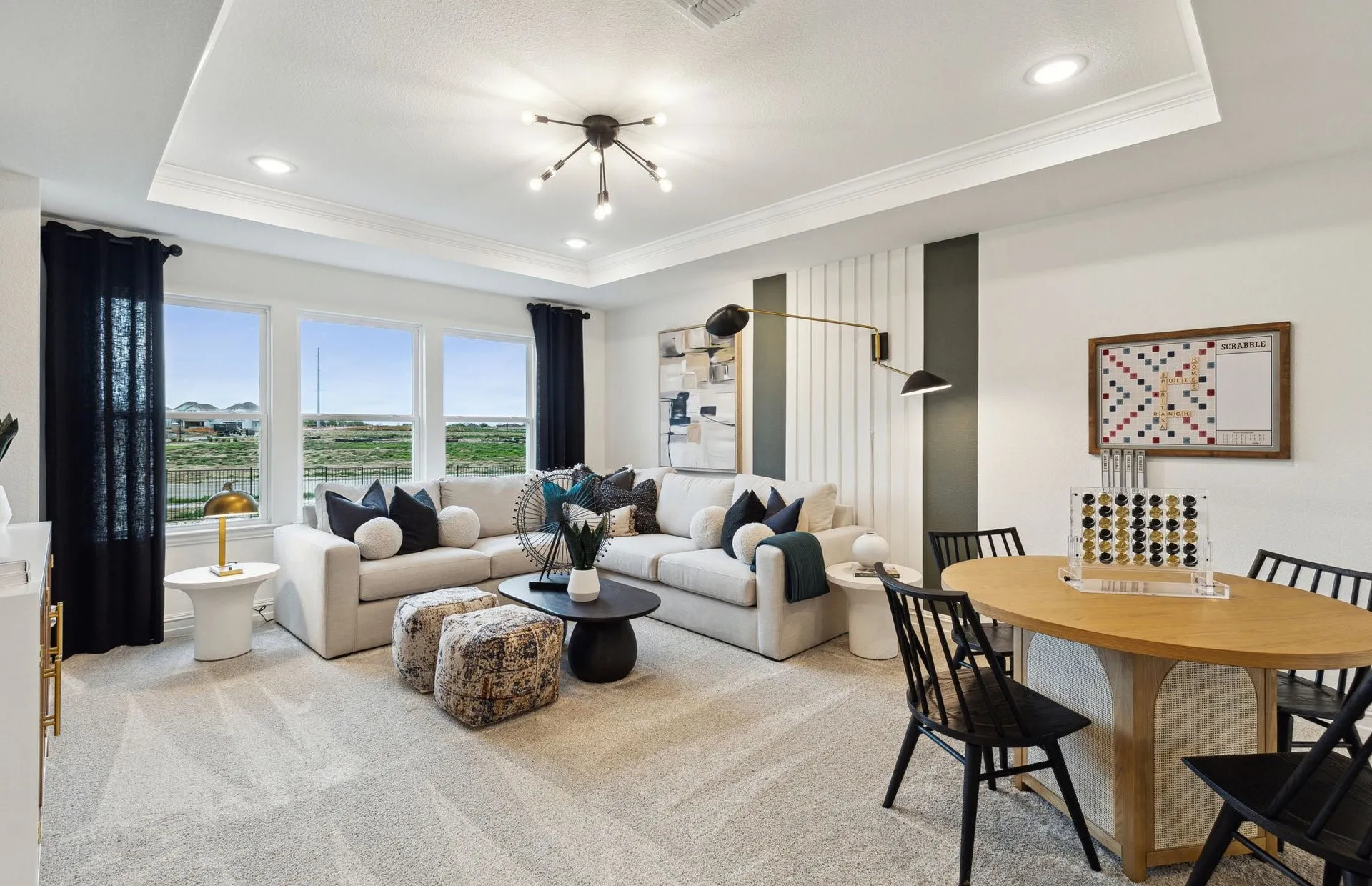 *Model Representation - Spacious game room on second level view 2