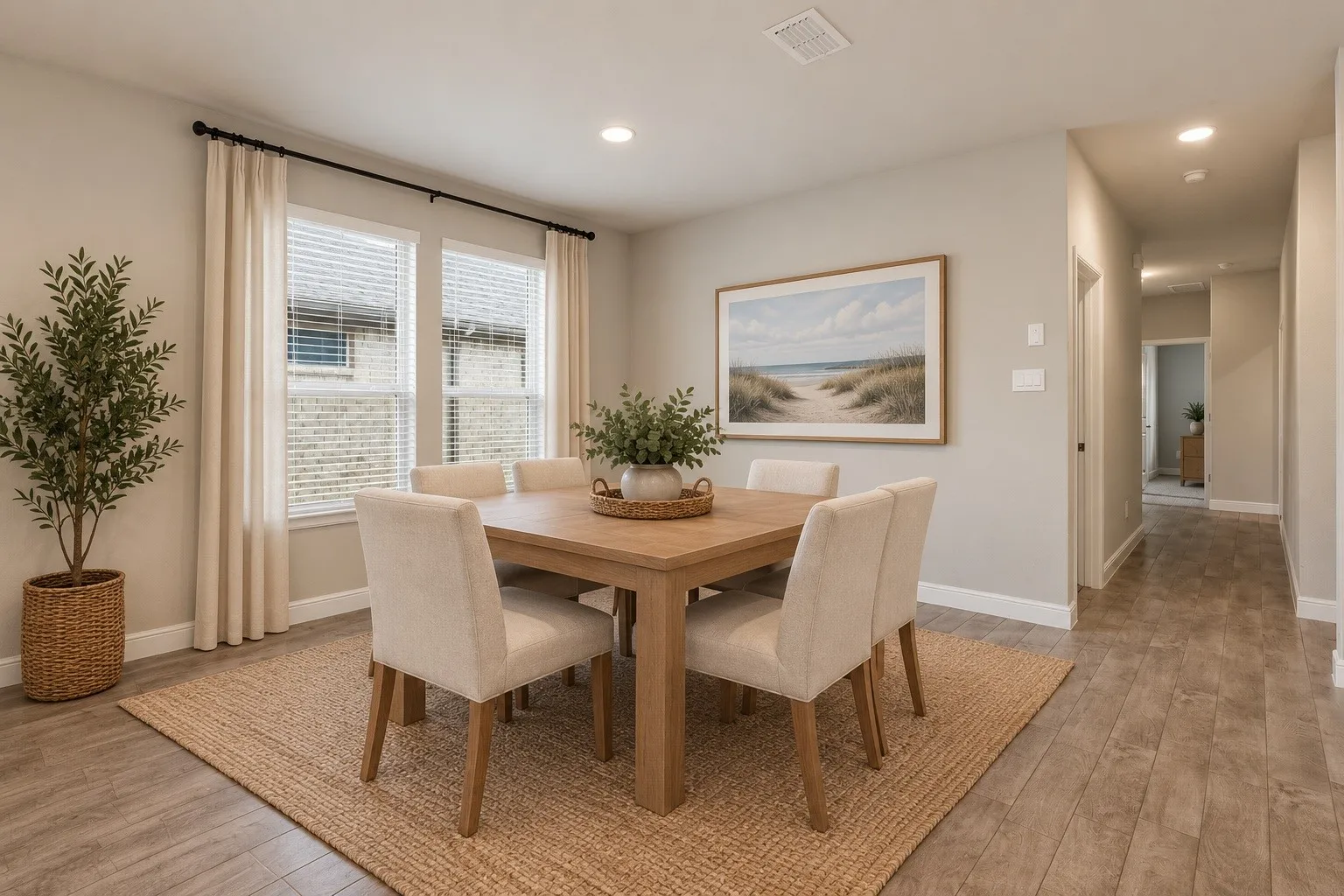 Open Dining Area (virtually staged)