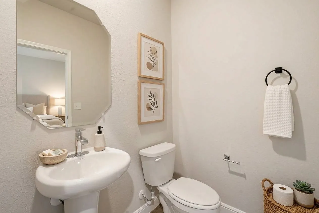 Powder Room - (virtually staged)