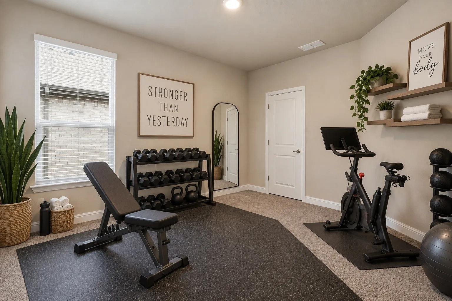 Bedroom or Personal Gym - You Decide - (virtually staged)