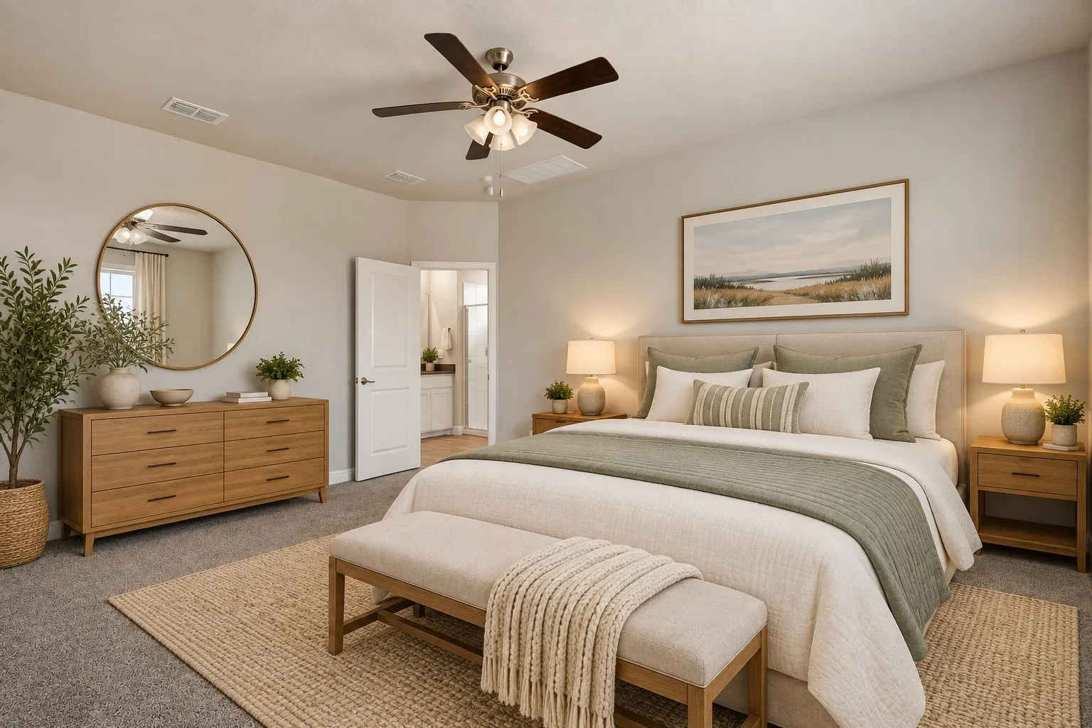 Primary Suite - (virtually staged)
