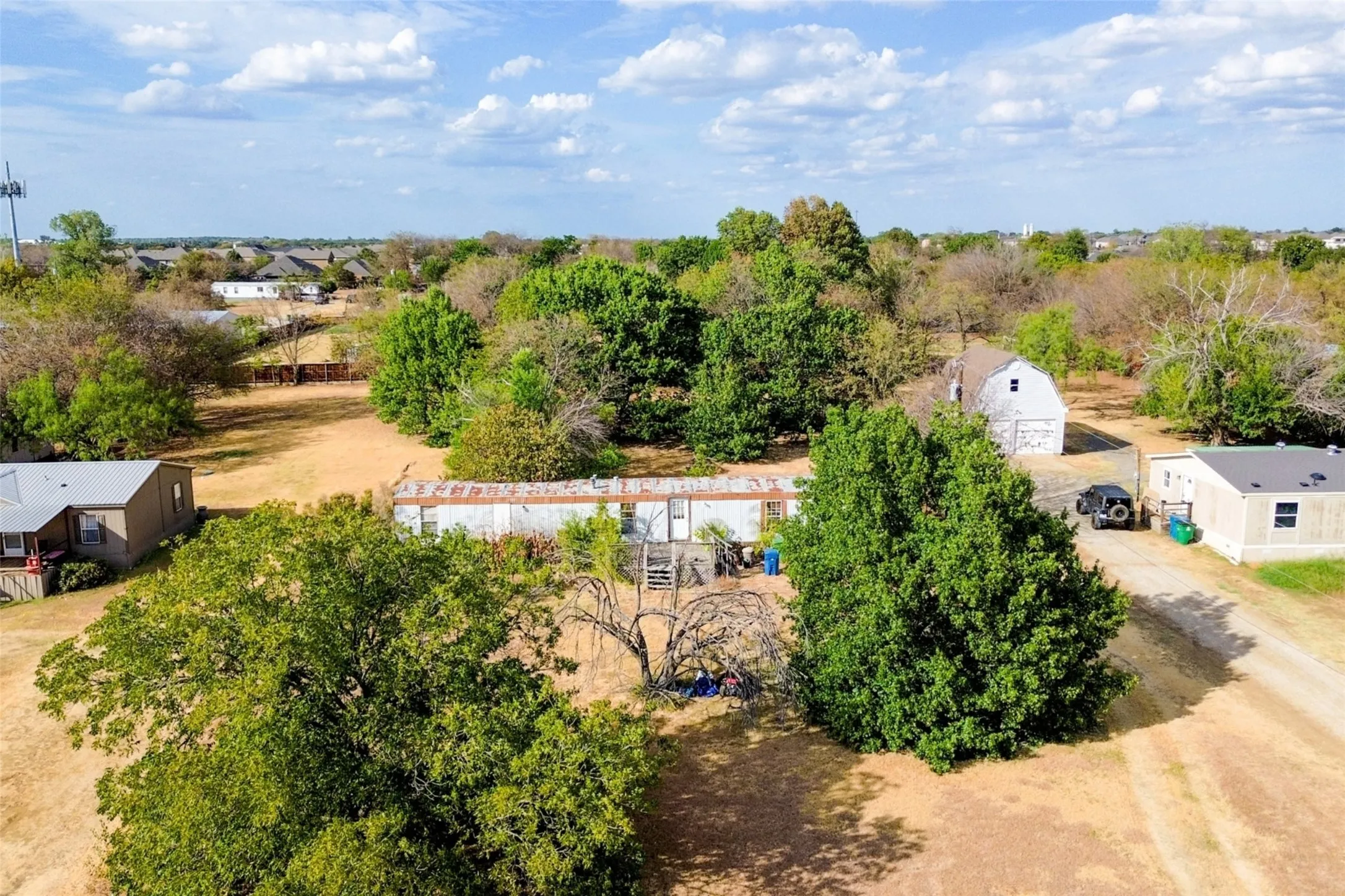 Aerial View - Facing Home from Lonesome Dove Drive