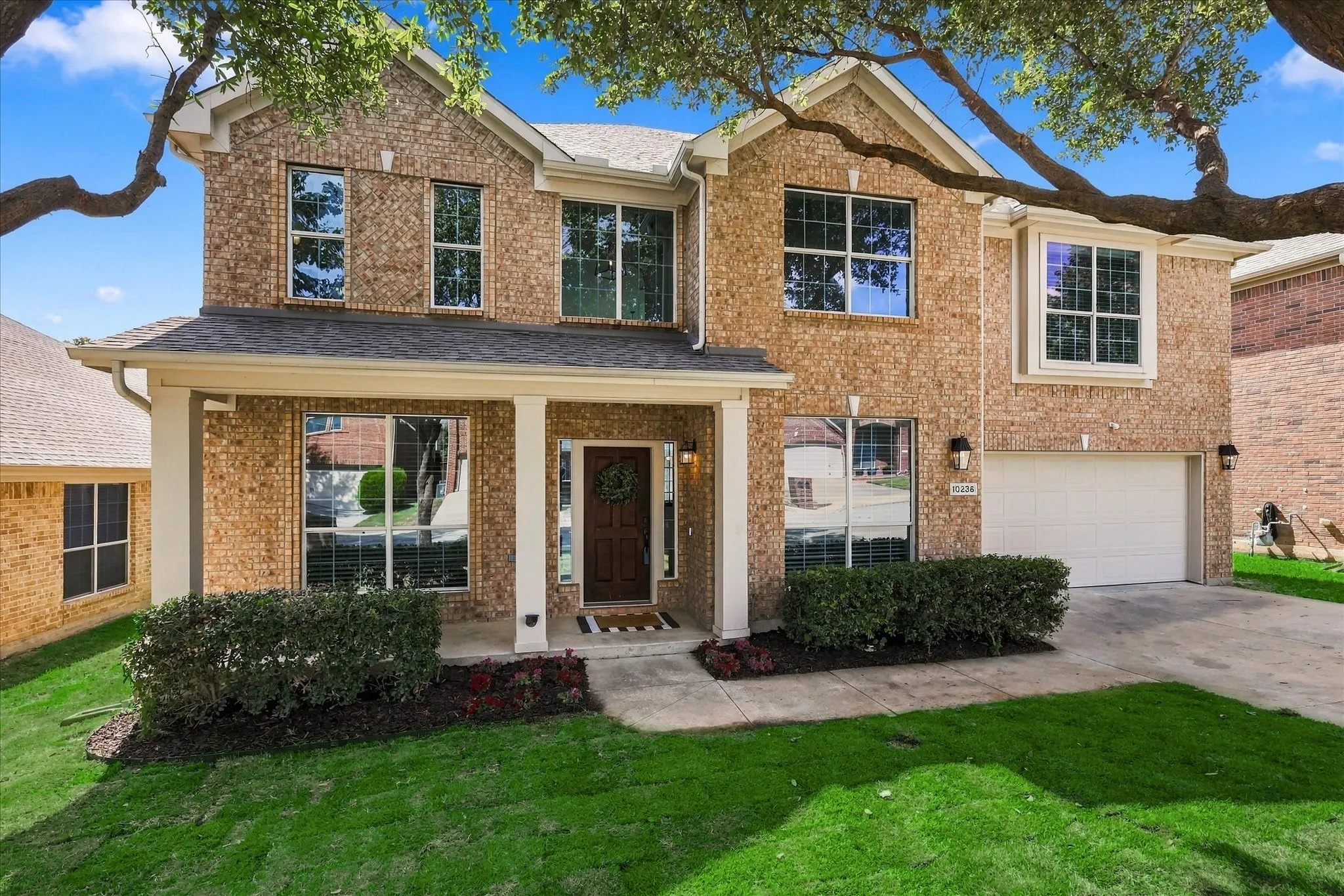 10236 Vintage Drive is a beautifully updated home nestled in the Crawford Farms community of Fort Worth.