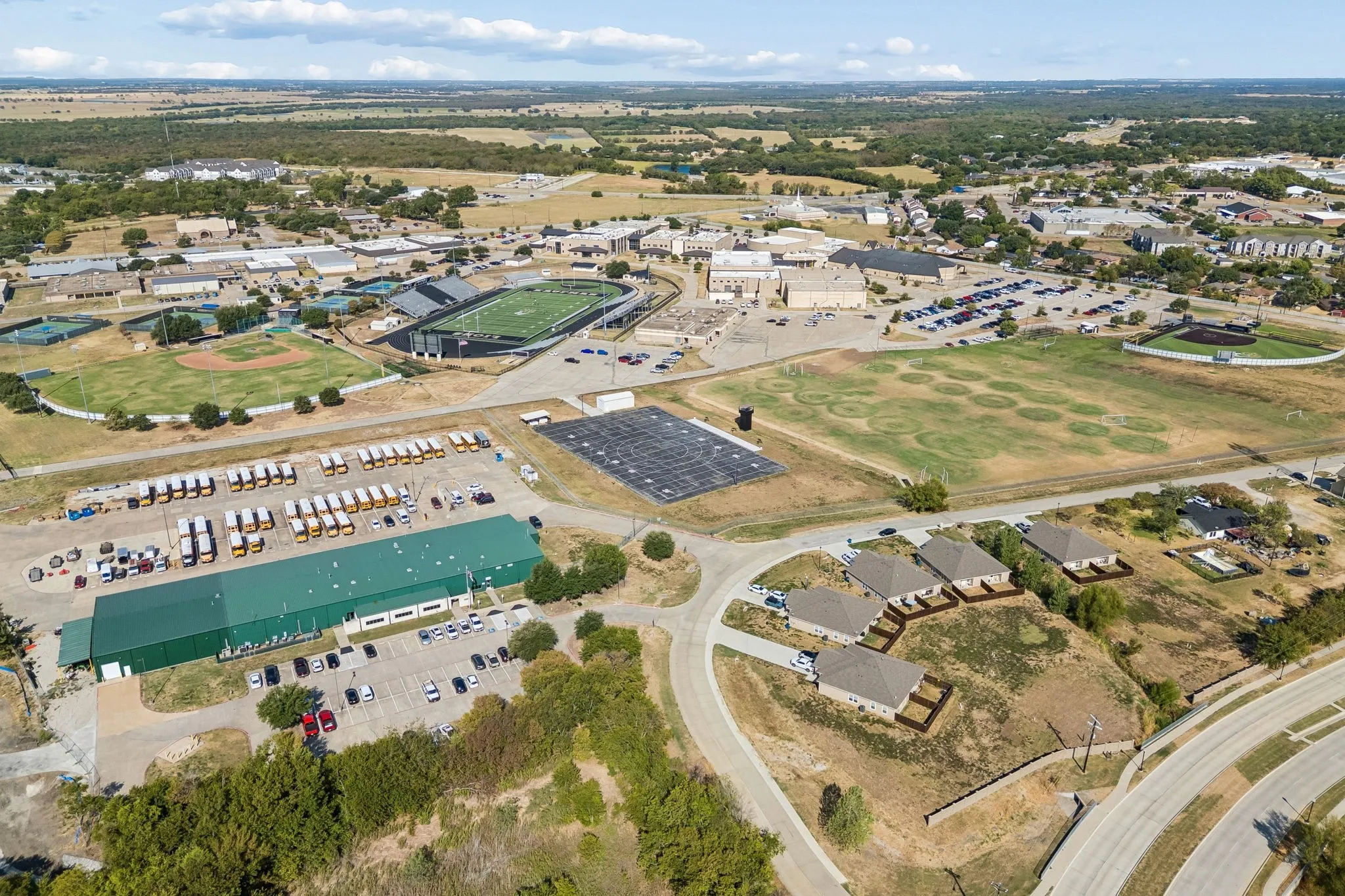 Kaufman High School within walking distance.