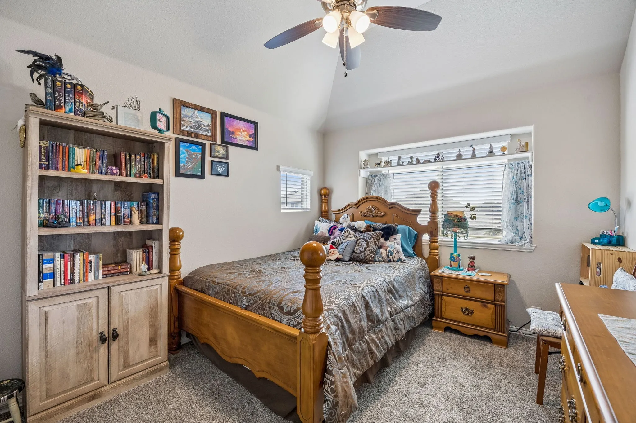 The nice-sized 4th bedroom upstairs.