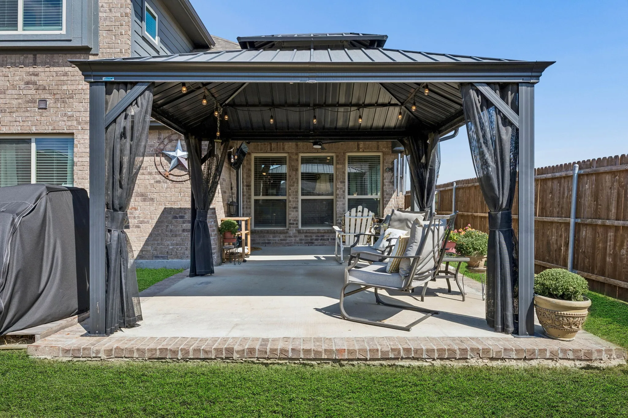 The way the home faces, a nice breeze can always be felt on the patio.