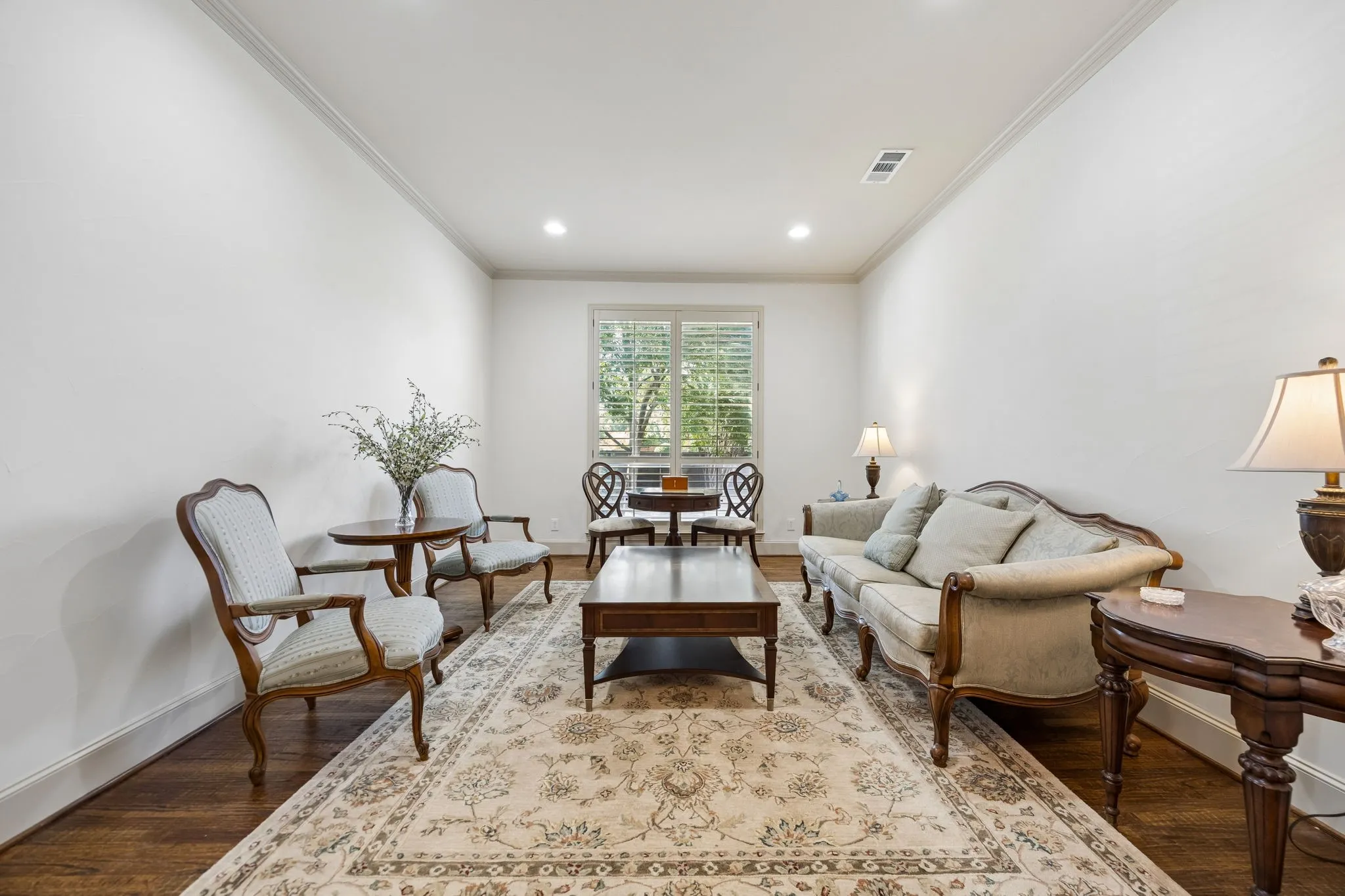 Formal living room on the 1st level in addition to the main living area.