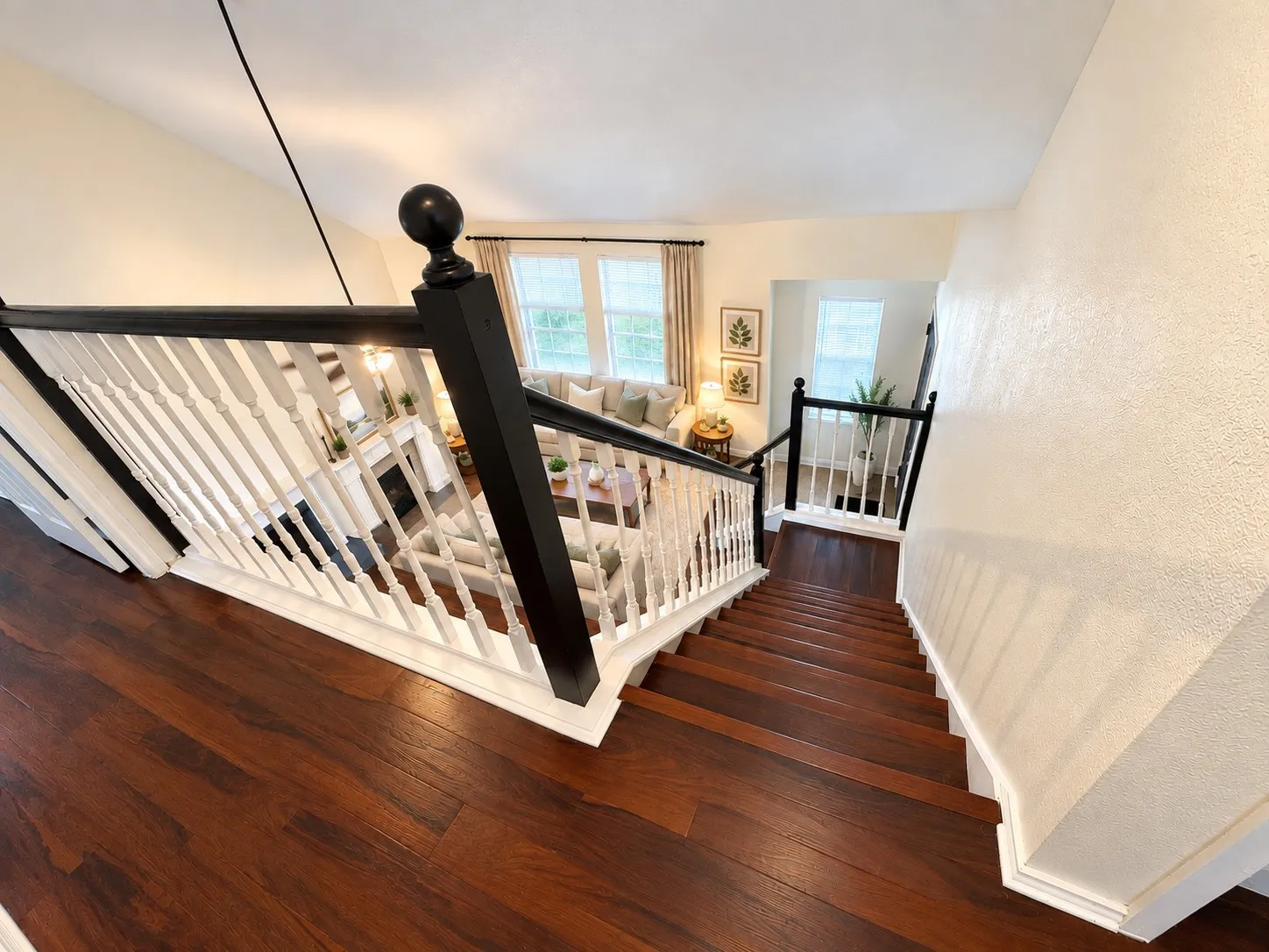 Wood stairs