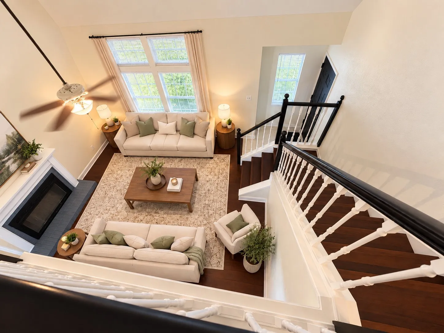 View from upstairs