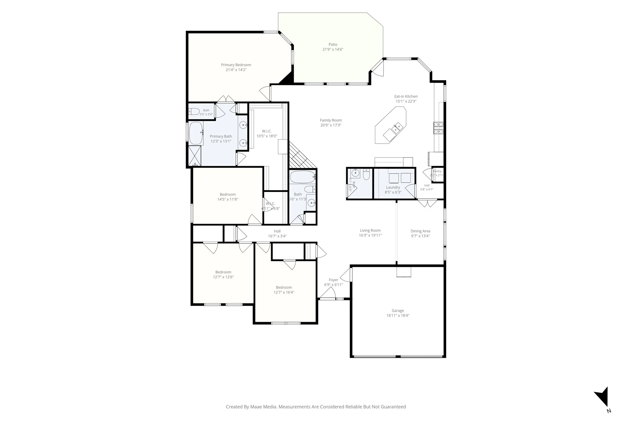 Perfect floorplan with 2.5 abths