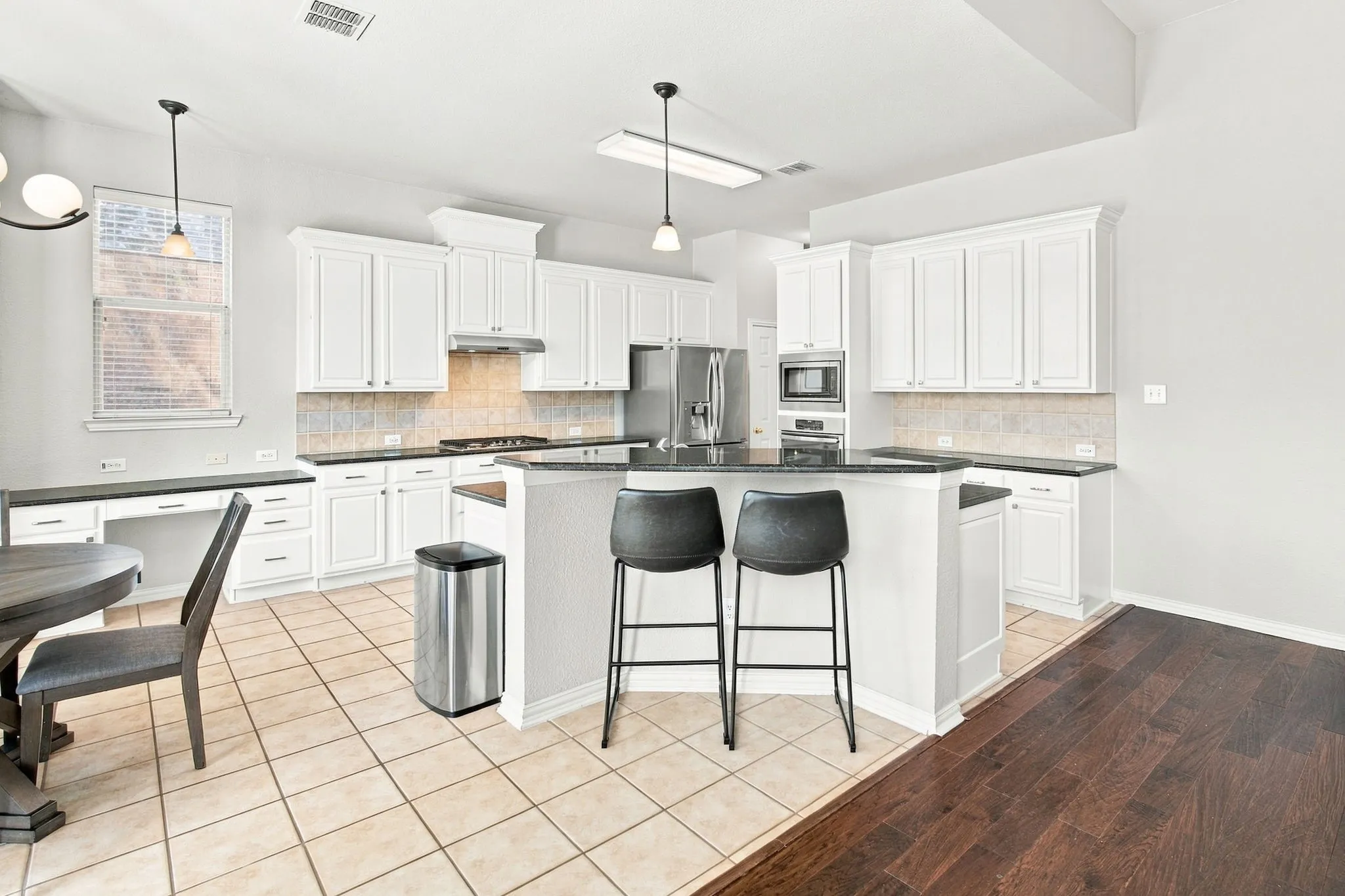 White cabinets!