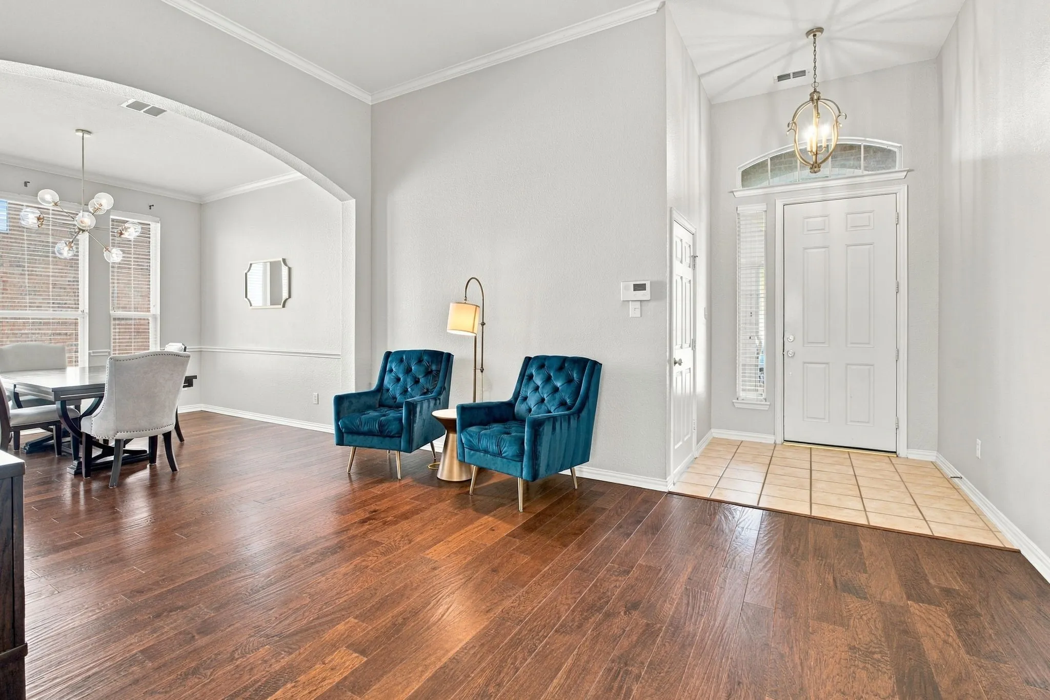 Split formals can easily be used as a play room and office