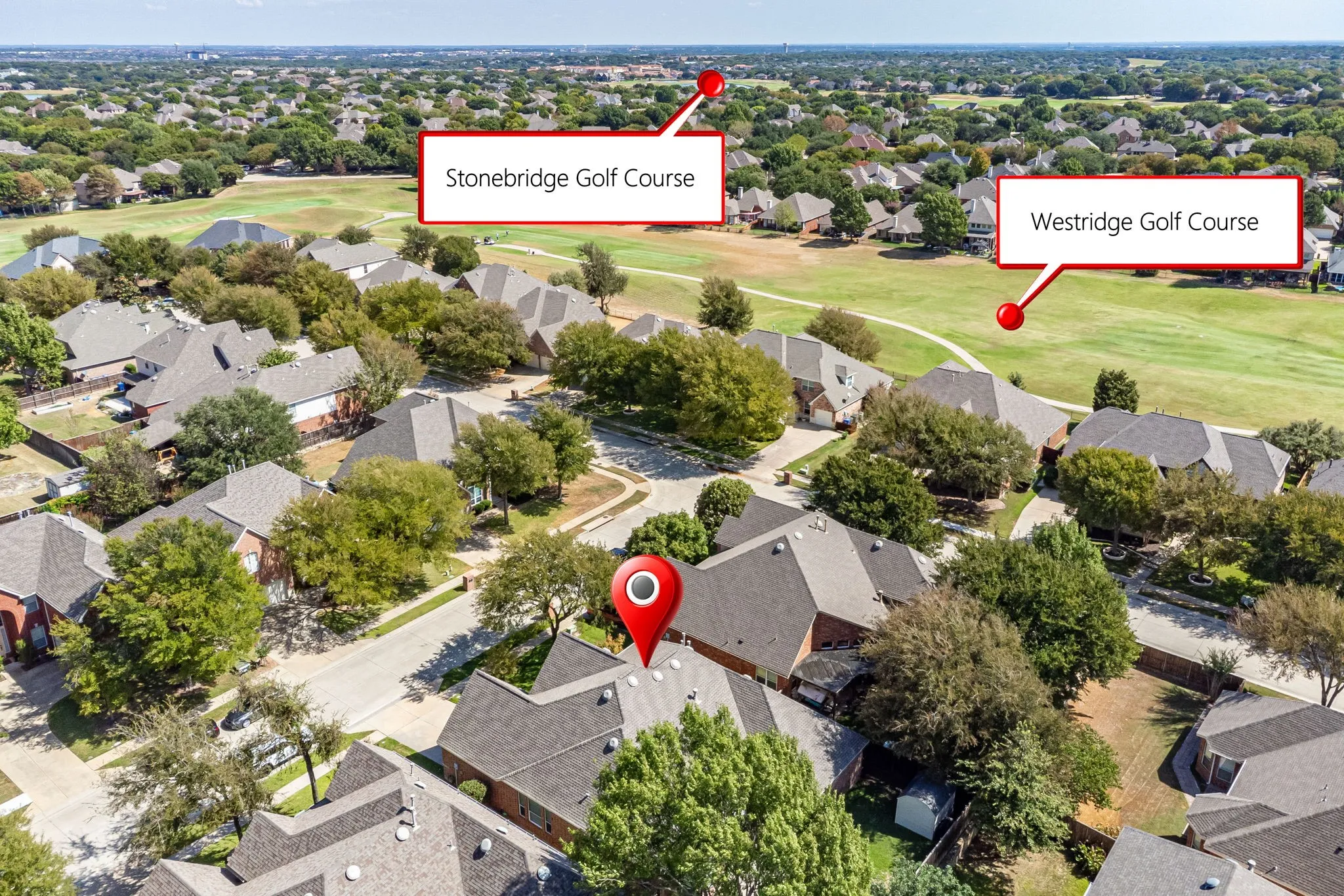 Golf course neighborhood