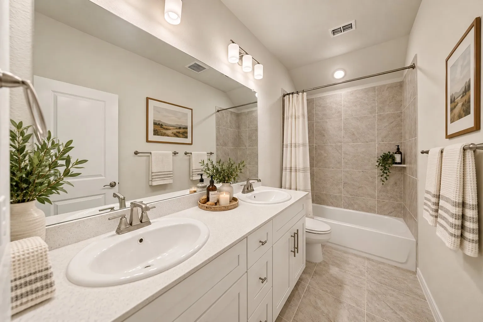 FULL bathroom - upstairs