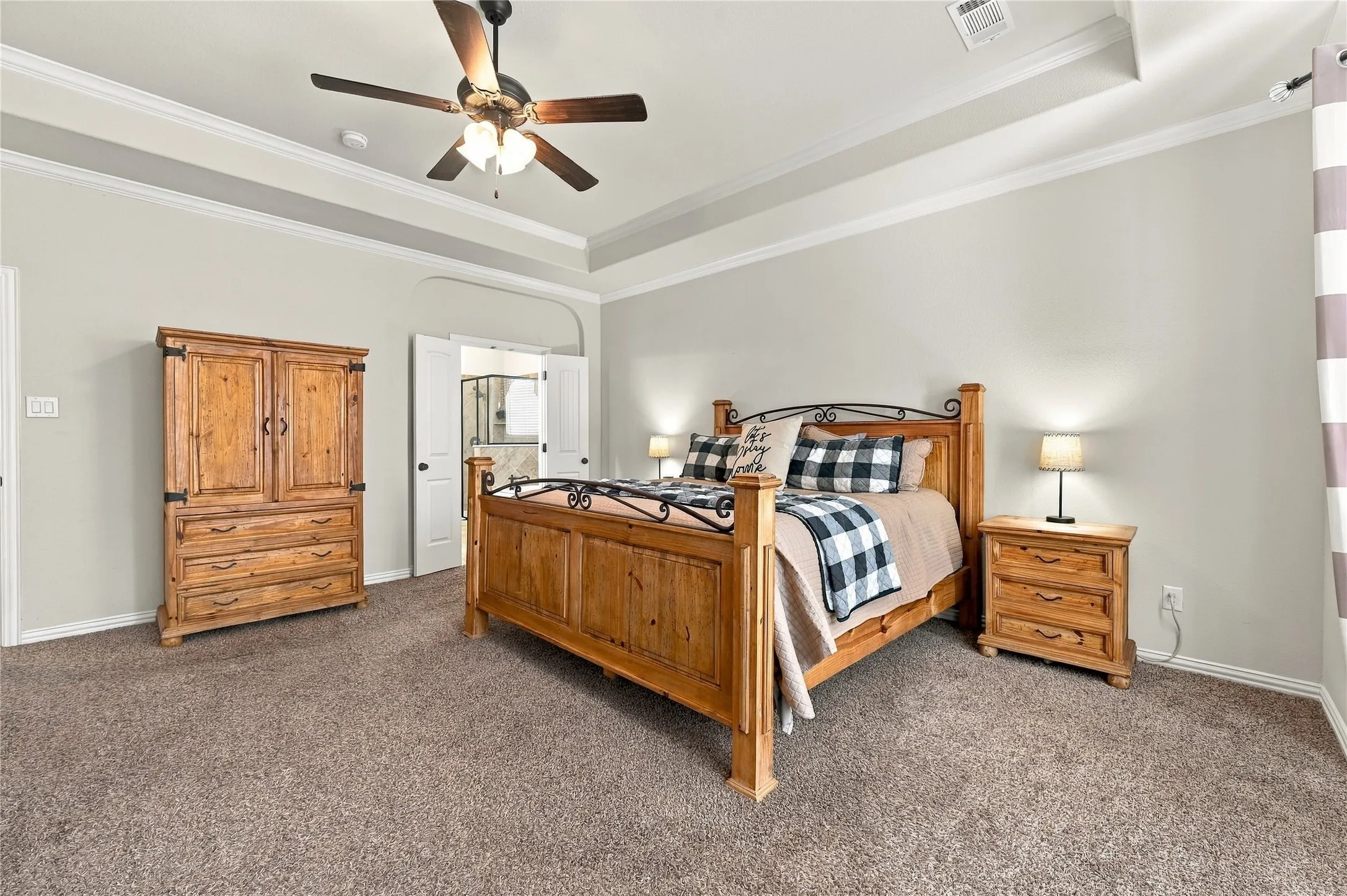 Oversized primary bedroom