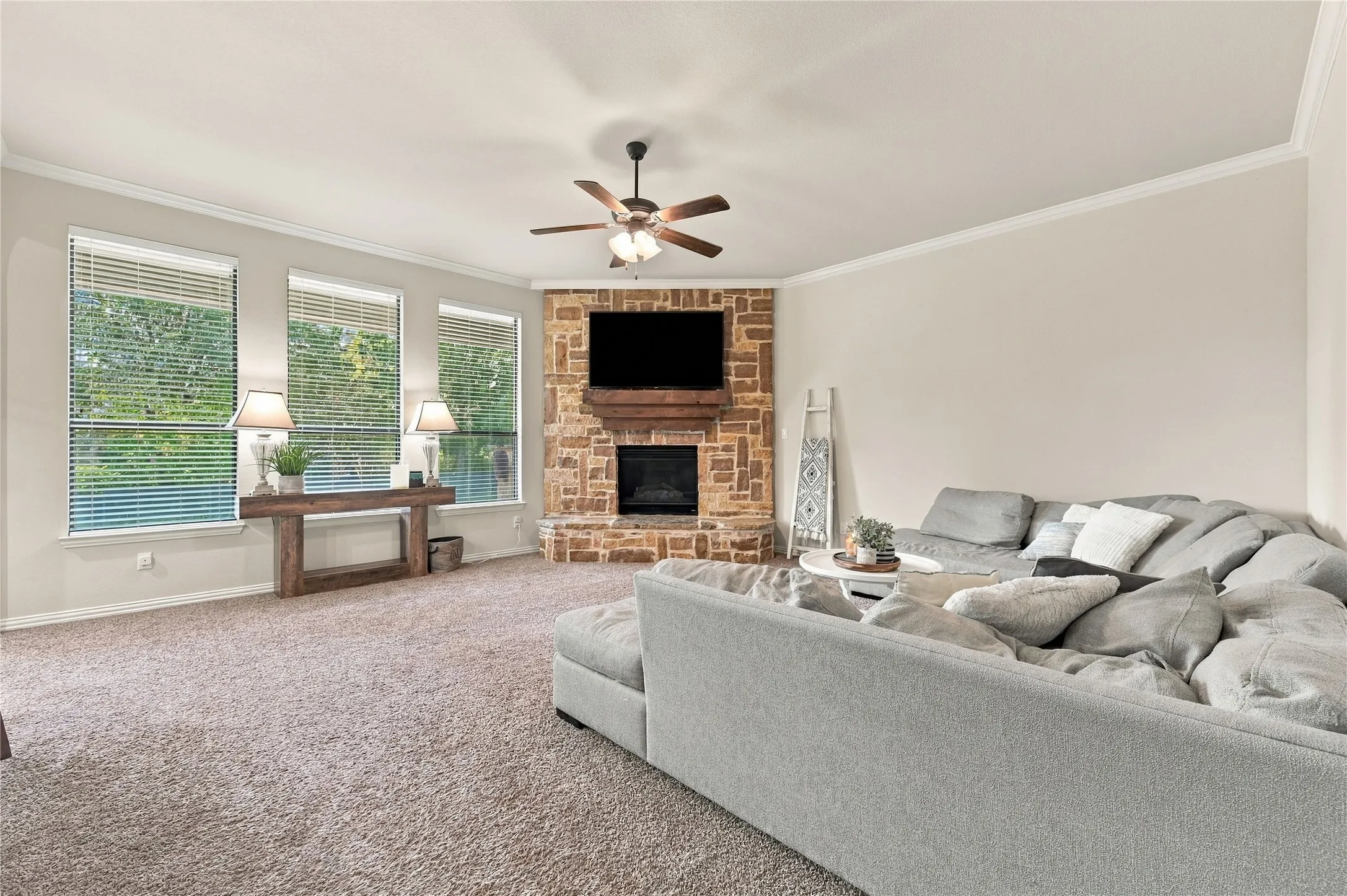 Tons of natural light in the main living area