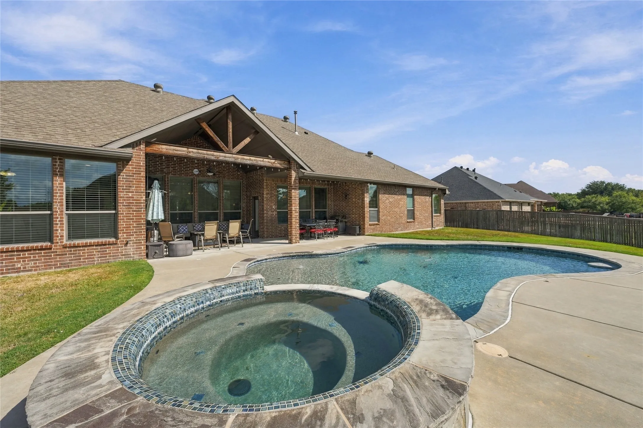 Spend summer day or winter nights in your resort backyard