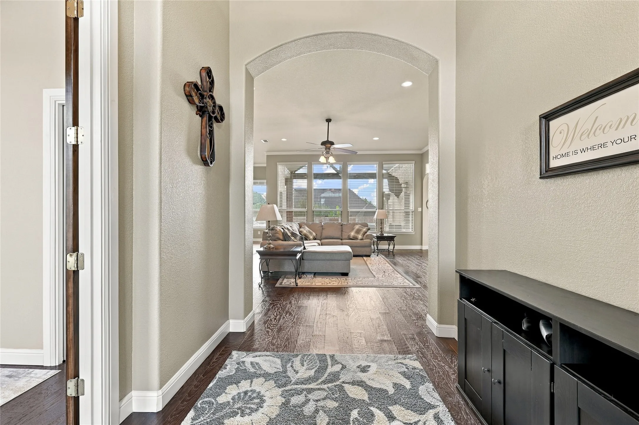 Office to left of entry
