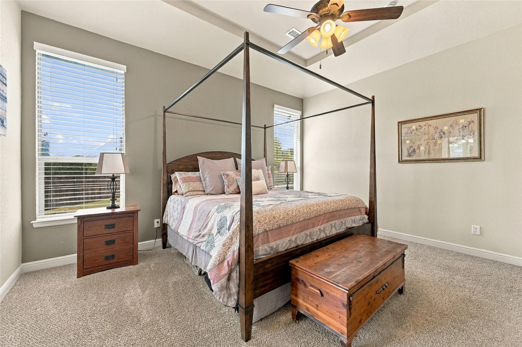 Oversized primary bedroom