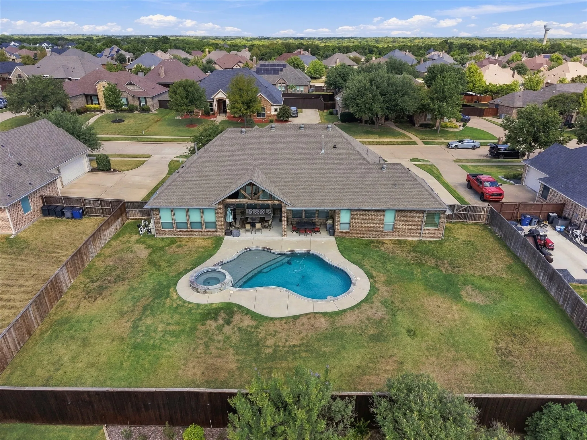 Lots of room in this backyard