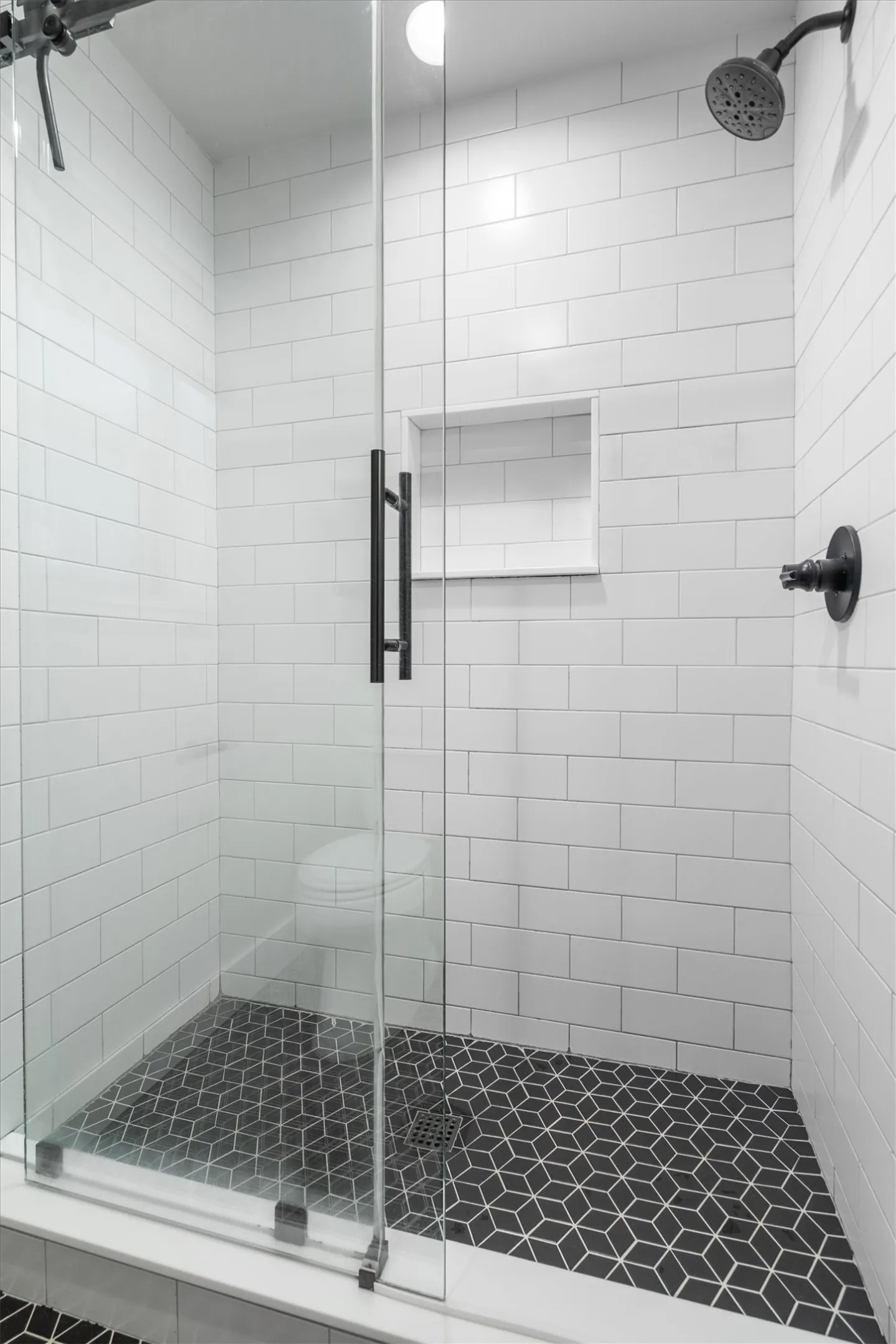 Large, updated primary shower.