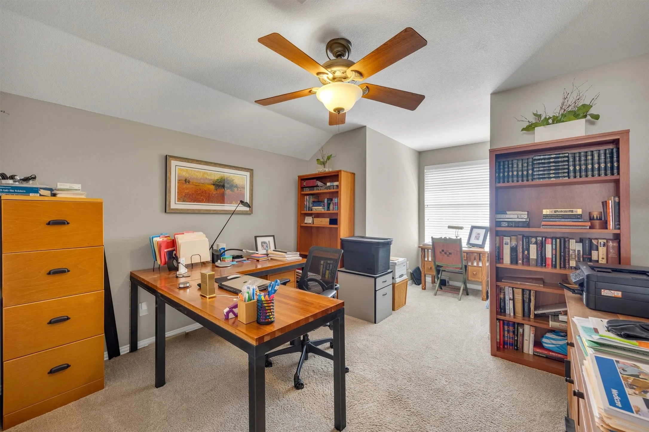 Largest bedroom makes a terrific, quiet home office tucked away from the rest of the house. This room can also be a second primary suite.