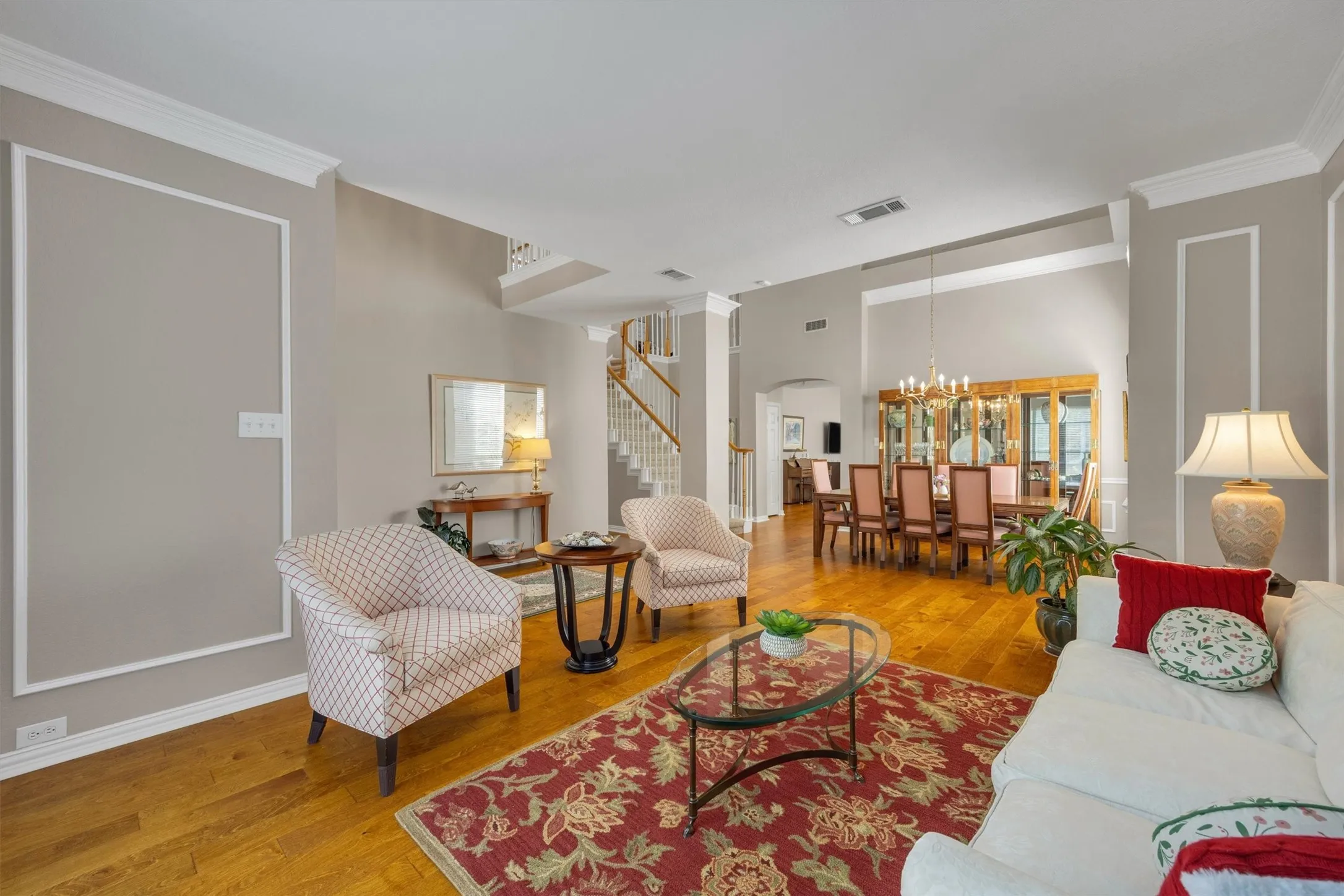 Front living room can be anything you want it to be - big enough to put a pool table.
