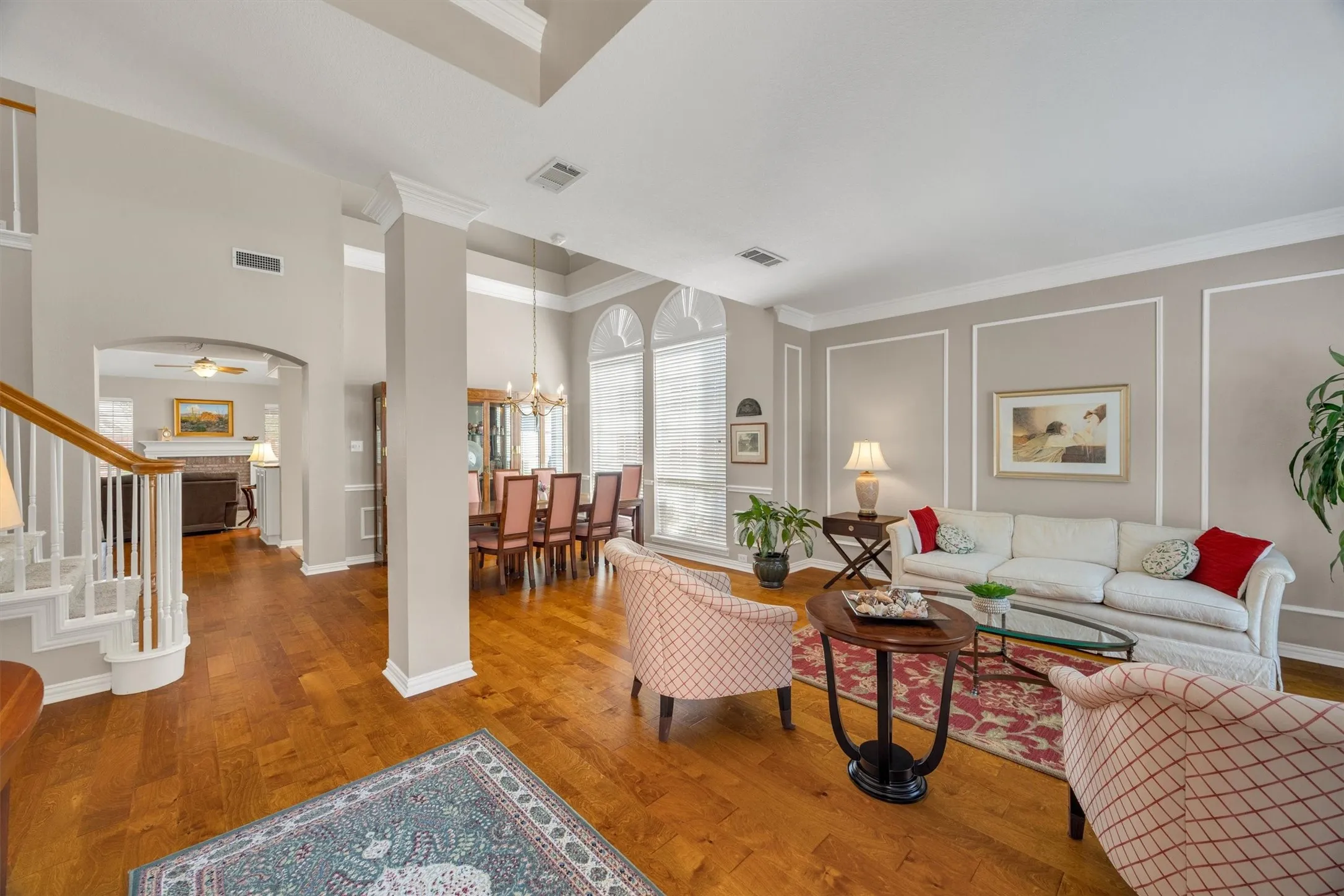 Versatile formal living room