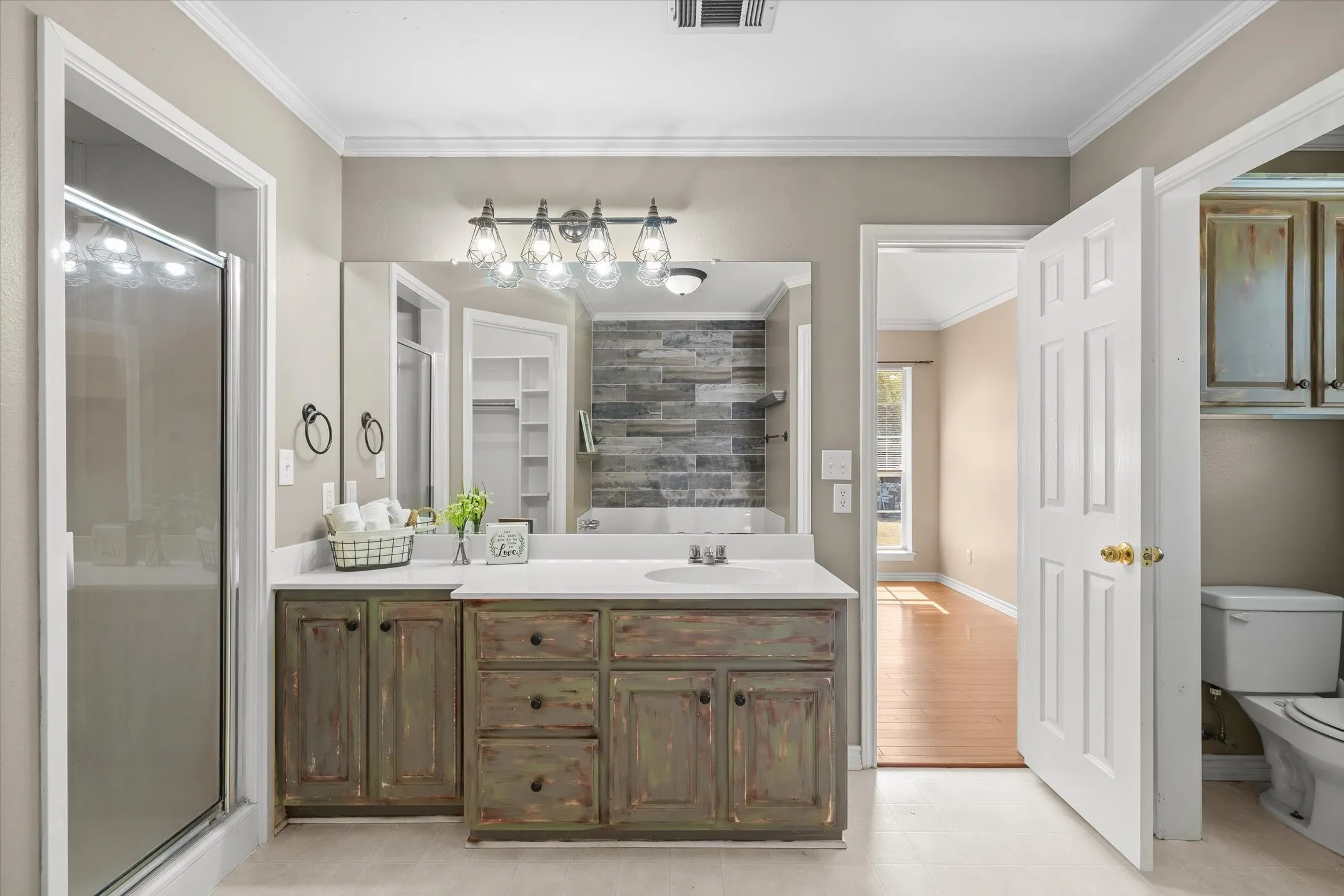 Remodeled primary bath