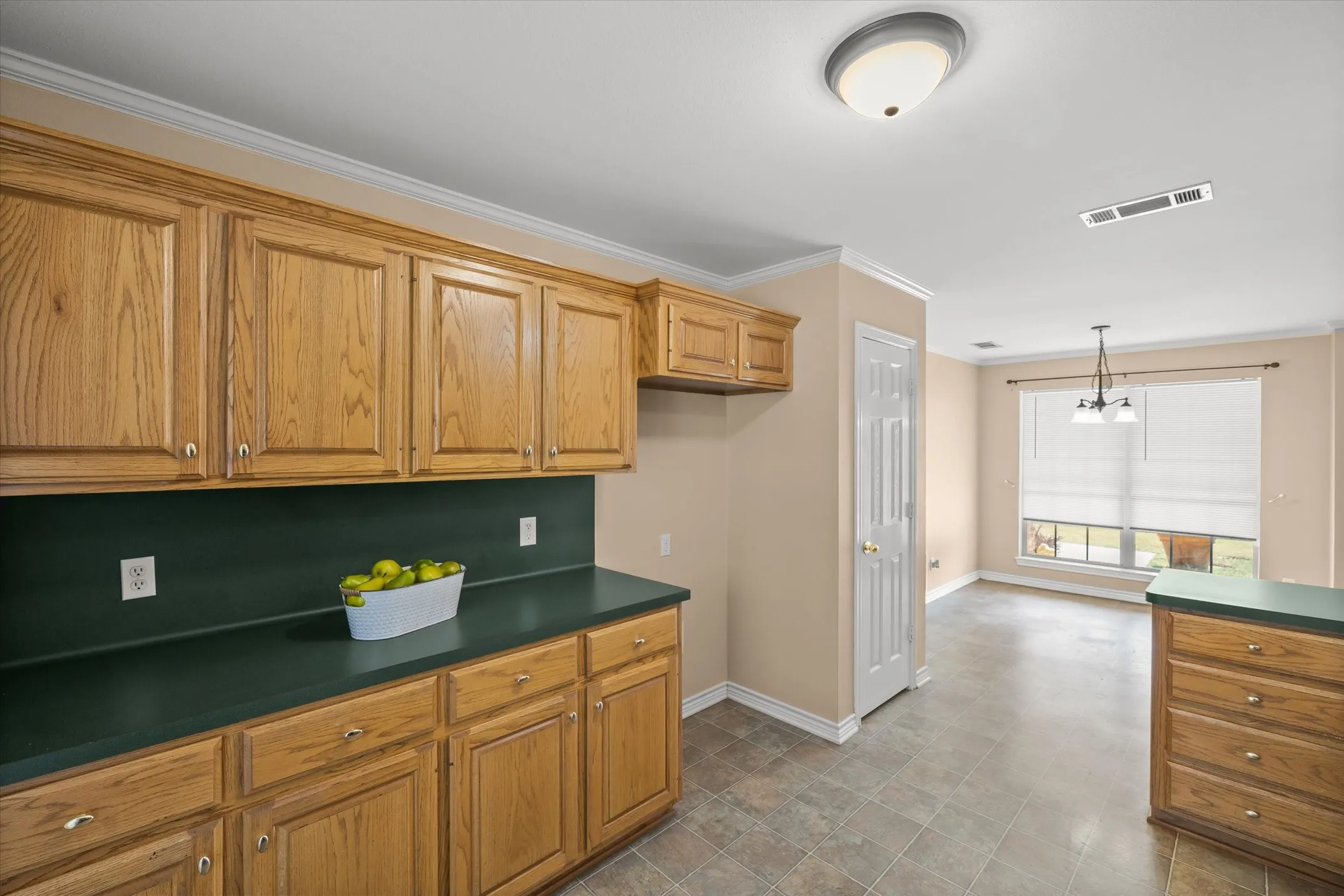 You will love all the counter serving space