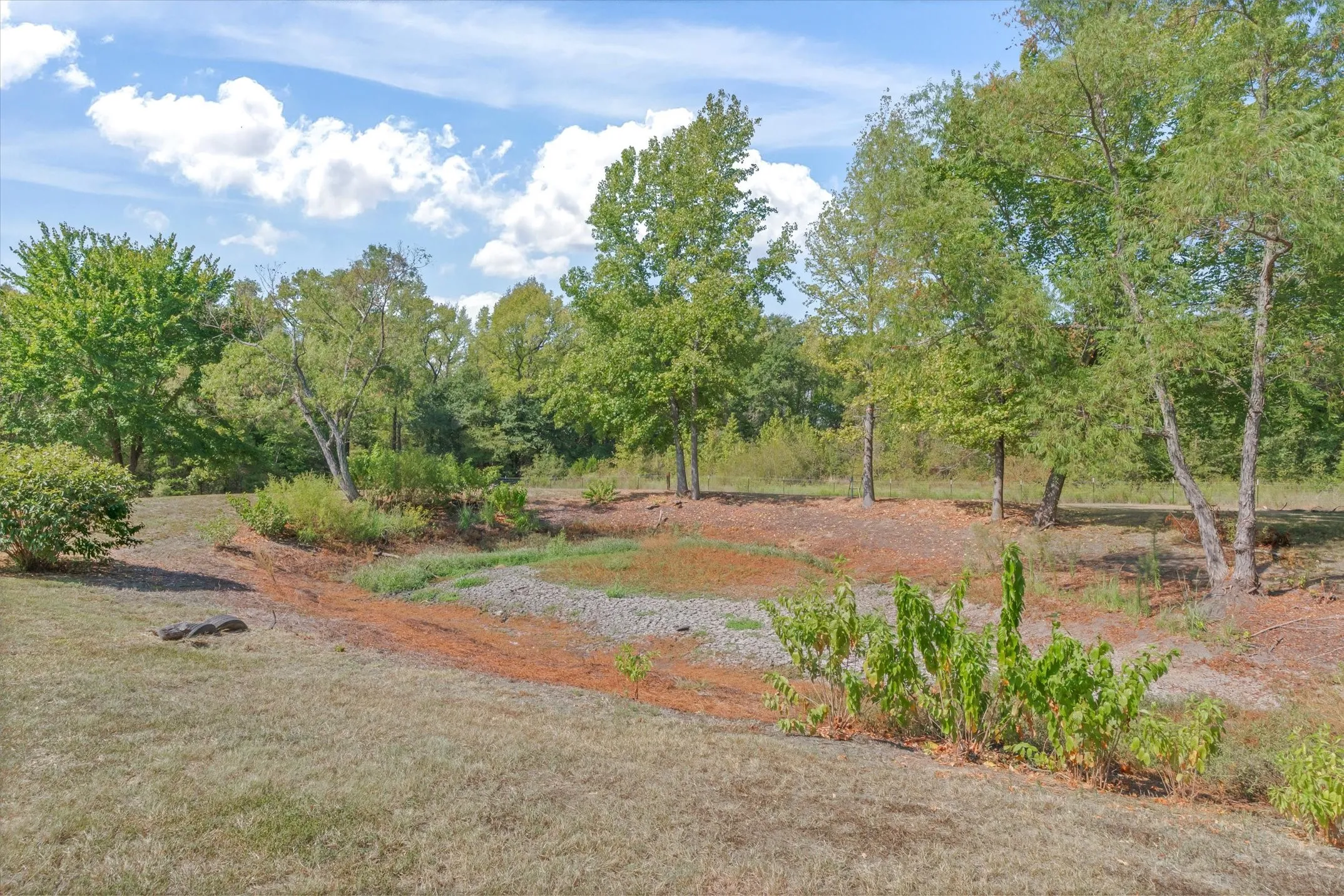 Unusual for it to be lacking water, When full this pond is dreamy!