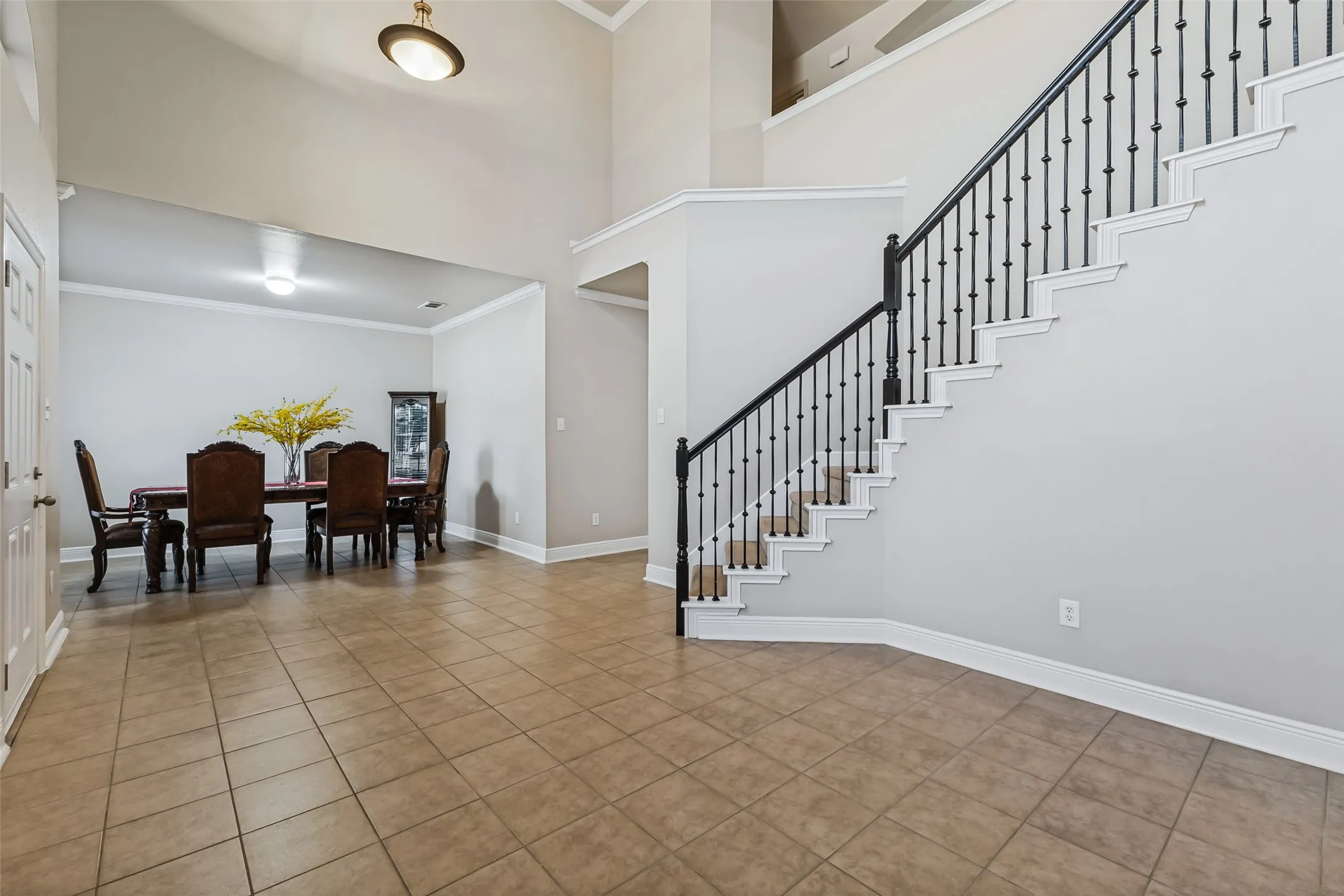 Spacious formal living and dining rooms
