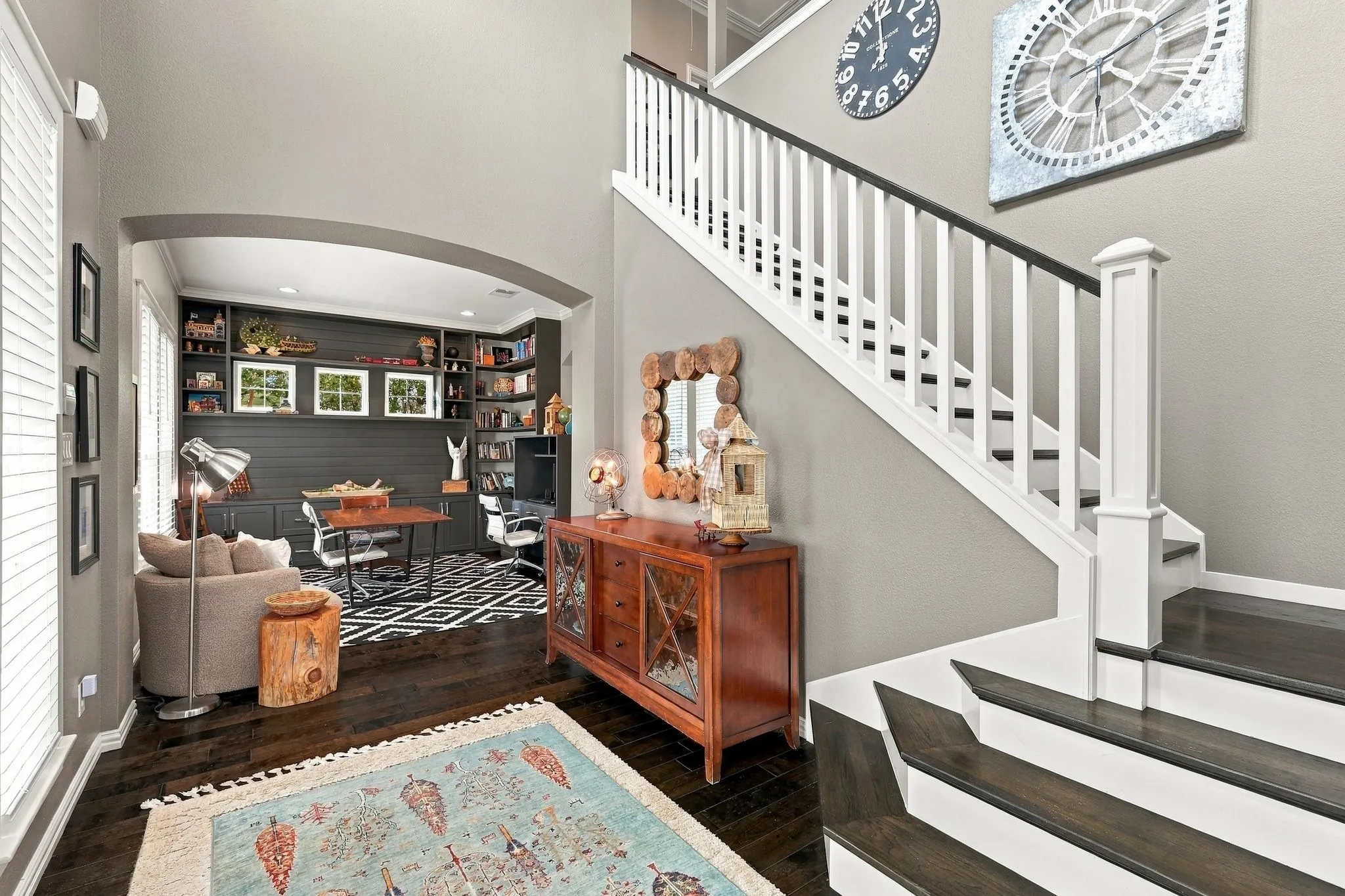 View into the dedicated office space