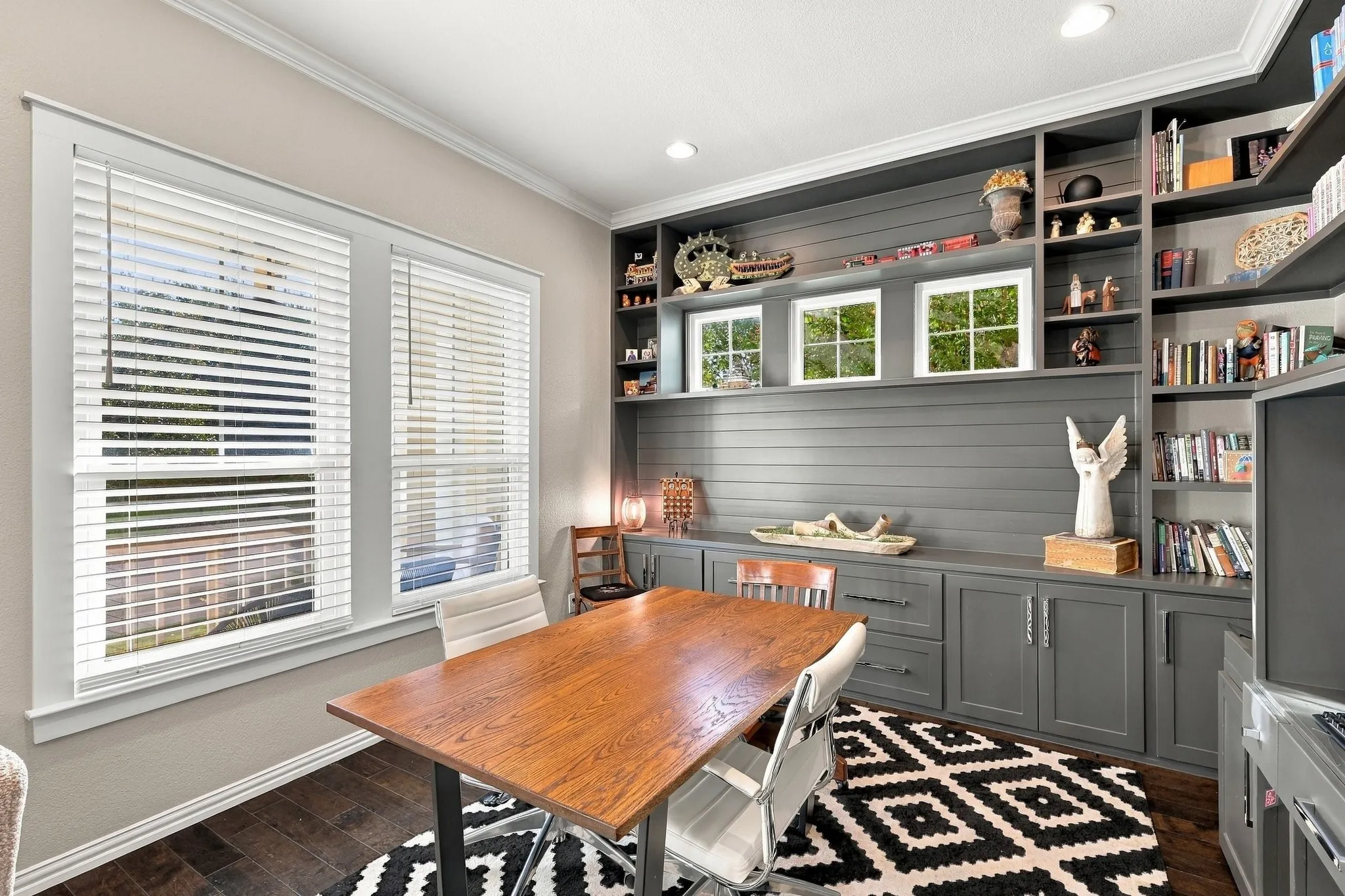 Office with built-in storage